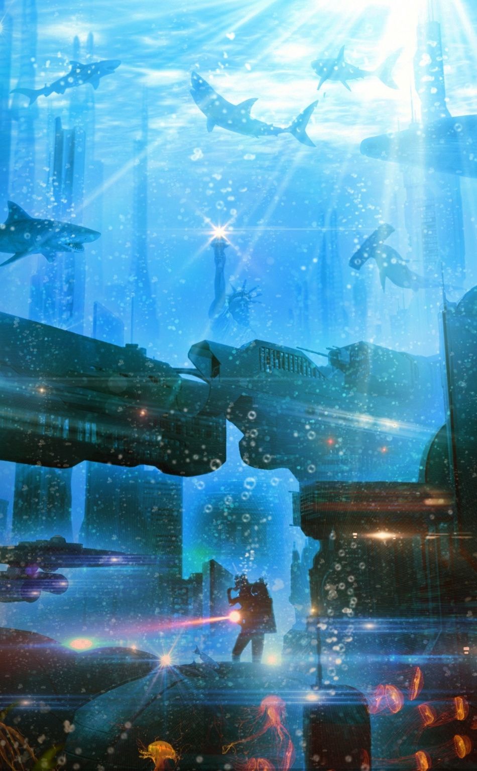 950x1534 Visions Of Atlantis Wallpaper