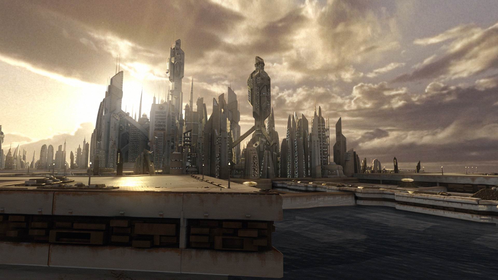 1920x1080 Stargate Atlantis Cityscape HD Wallpaperx1080