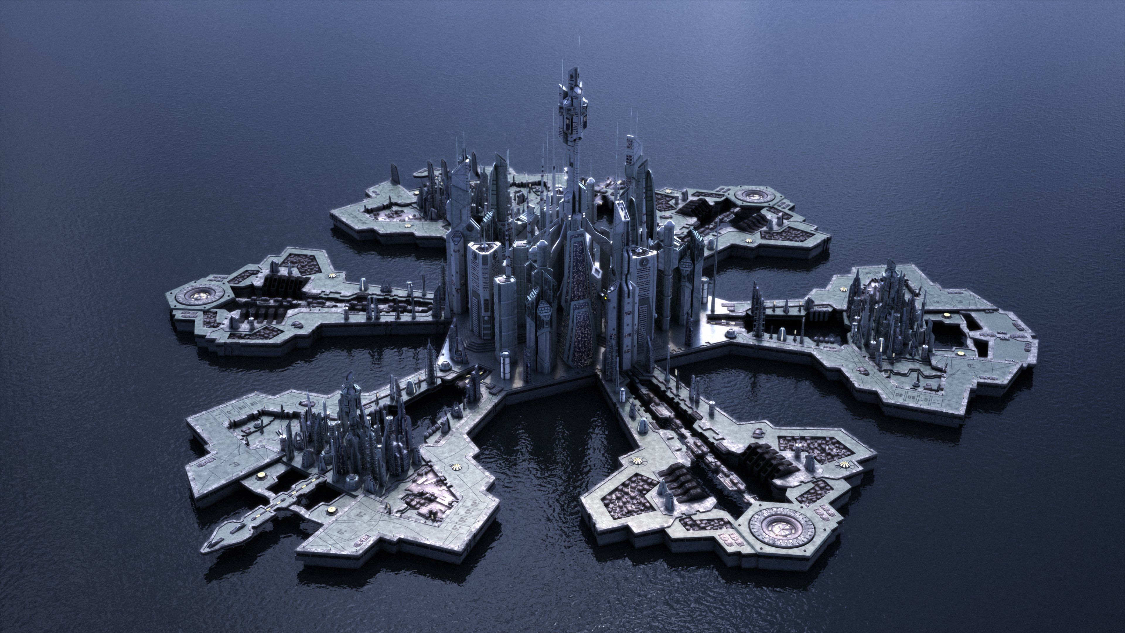 3840x2160 Atlantis HD Wallpaper Desktop Image and Photo