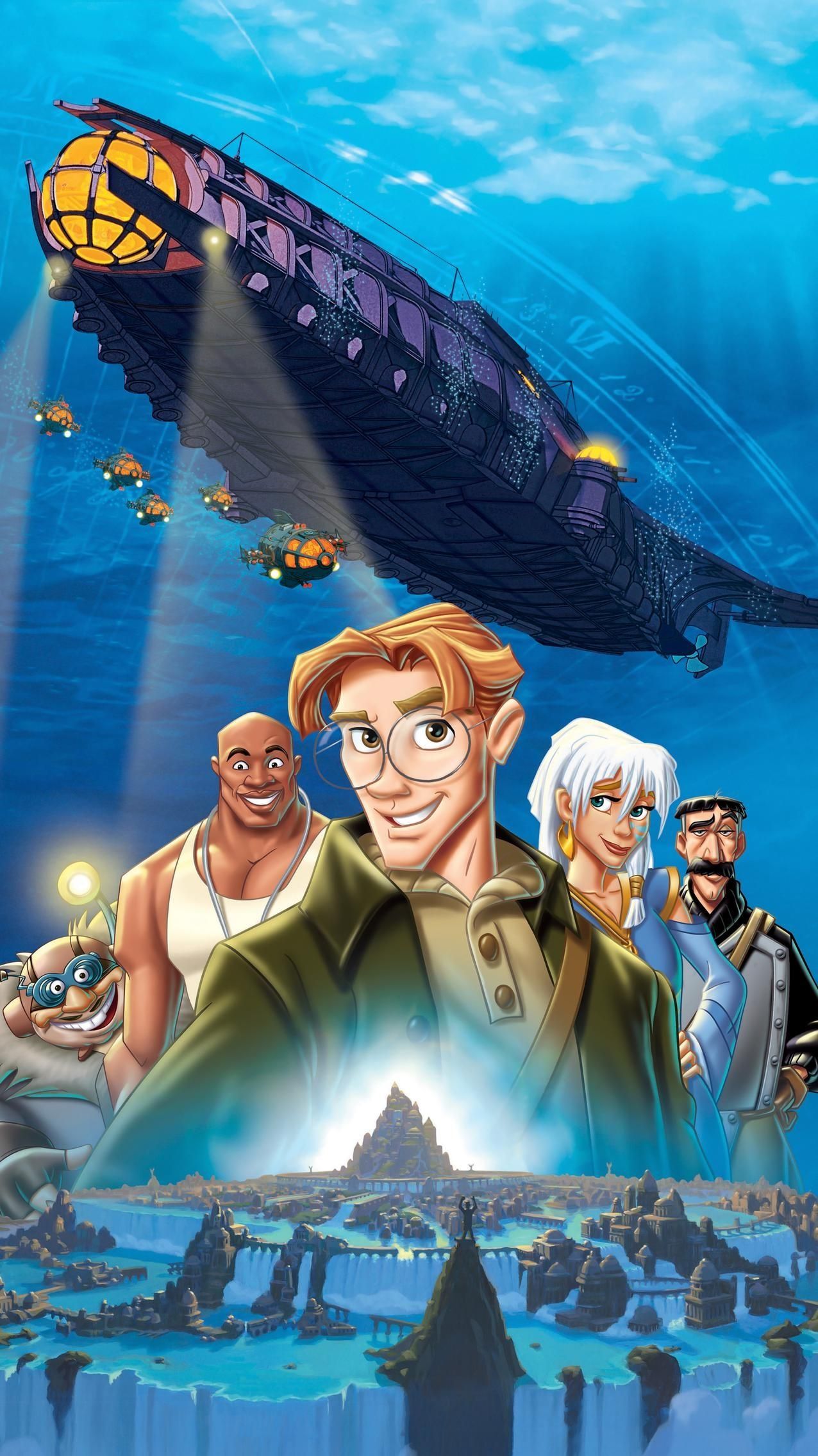 1276x2270 Atlantis: The Lost Empire Wallpaper