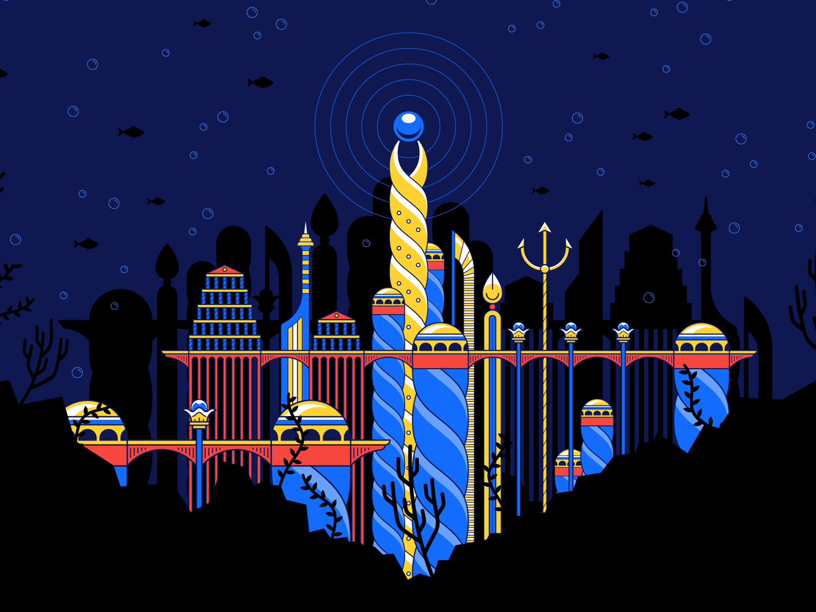 1600x1200 The Lost City of Atlantis by Jarod Octon on Dribbble