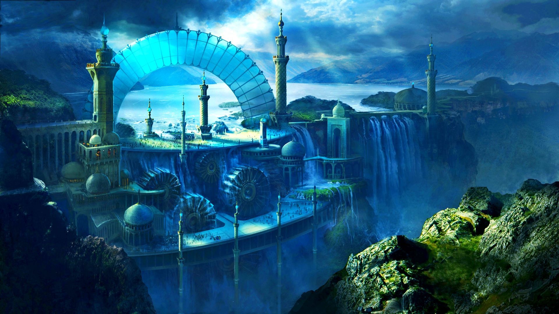 1920x1080 Stunning Atlantis Wallpaper [HD & 4K for a Mythical Aesthetic]