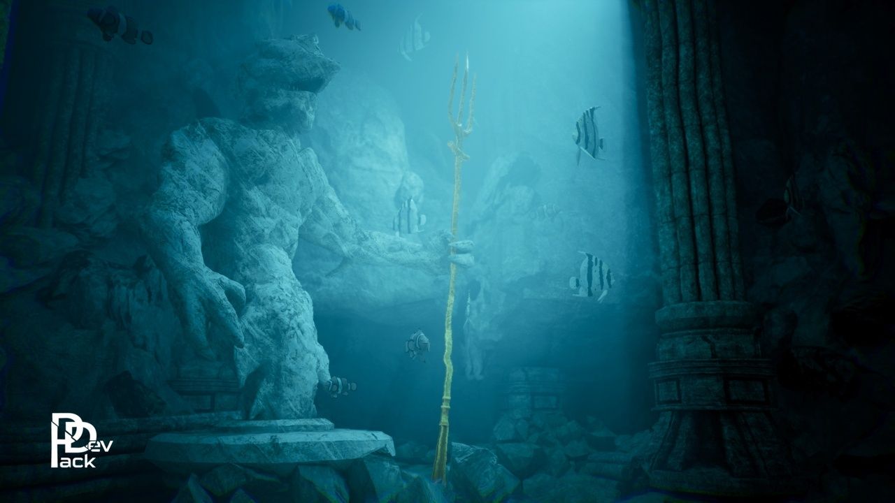 1280x720 Atlantis Ruins / 37 Assets