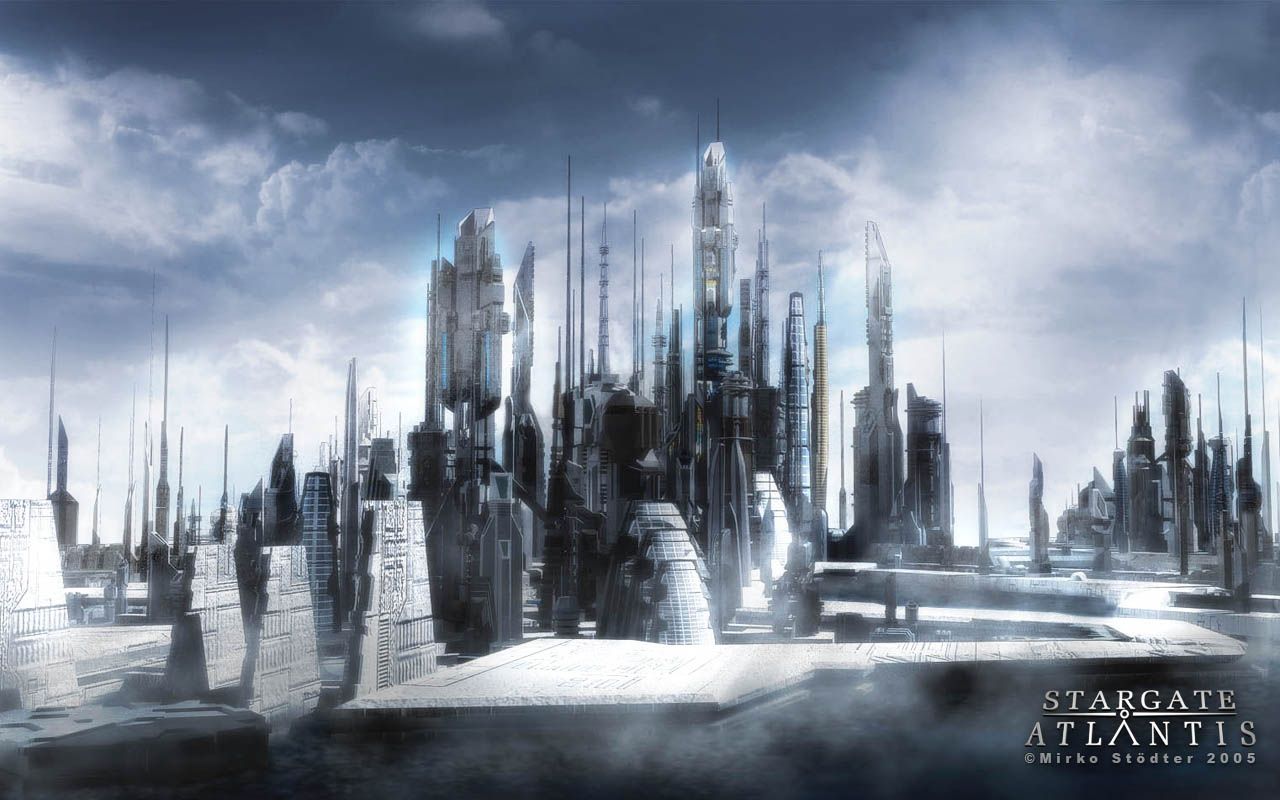 1280x800 Phone wallpaper: Stargate Atlantis, Stargate, Landscape, Water, Sci Fi, Island 160142