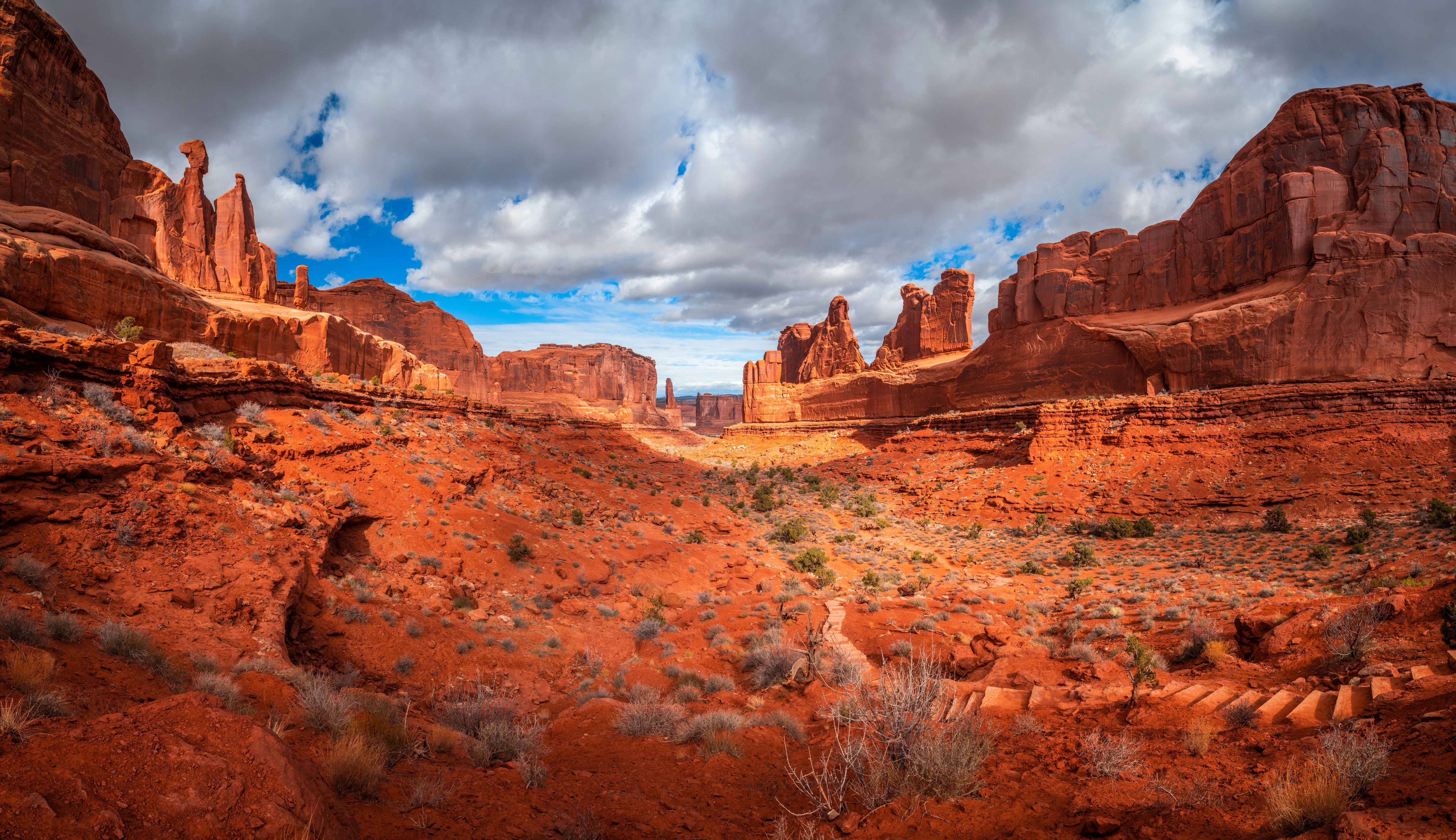 6144x3548 Download Desert Canyon USA Nature Arches National Park 4k Ultra HD Wallpaperx3548