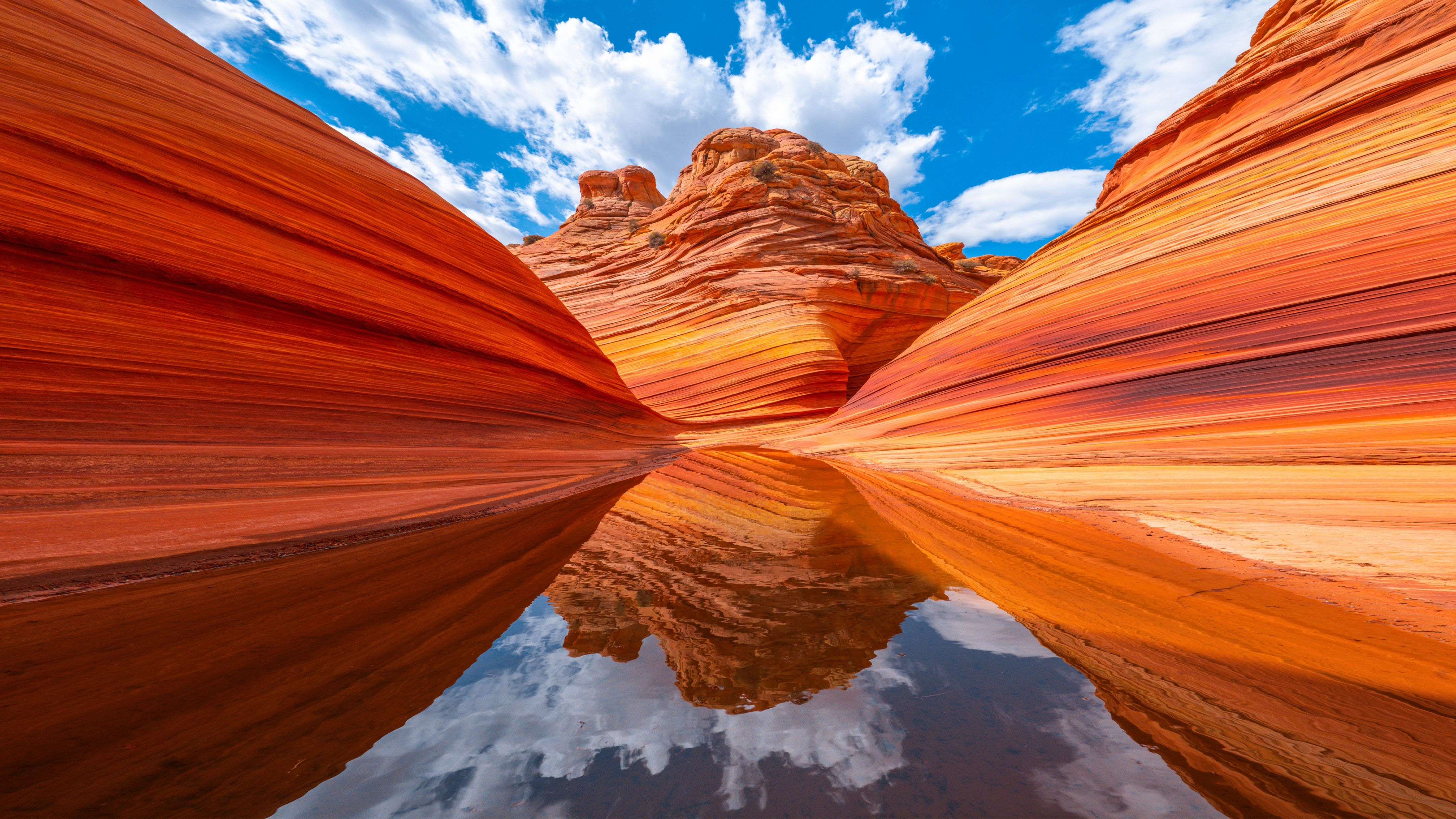 4480x2520 The Wave Wallpaper 4K, Arizona, Sandstone plateau