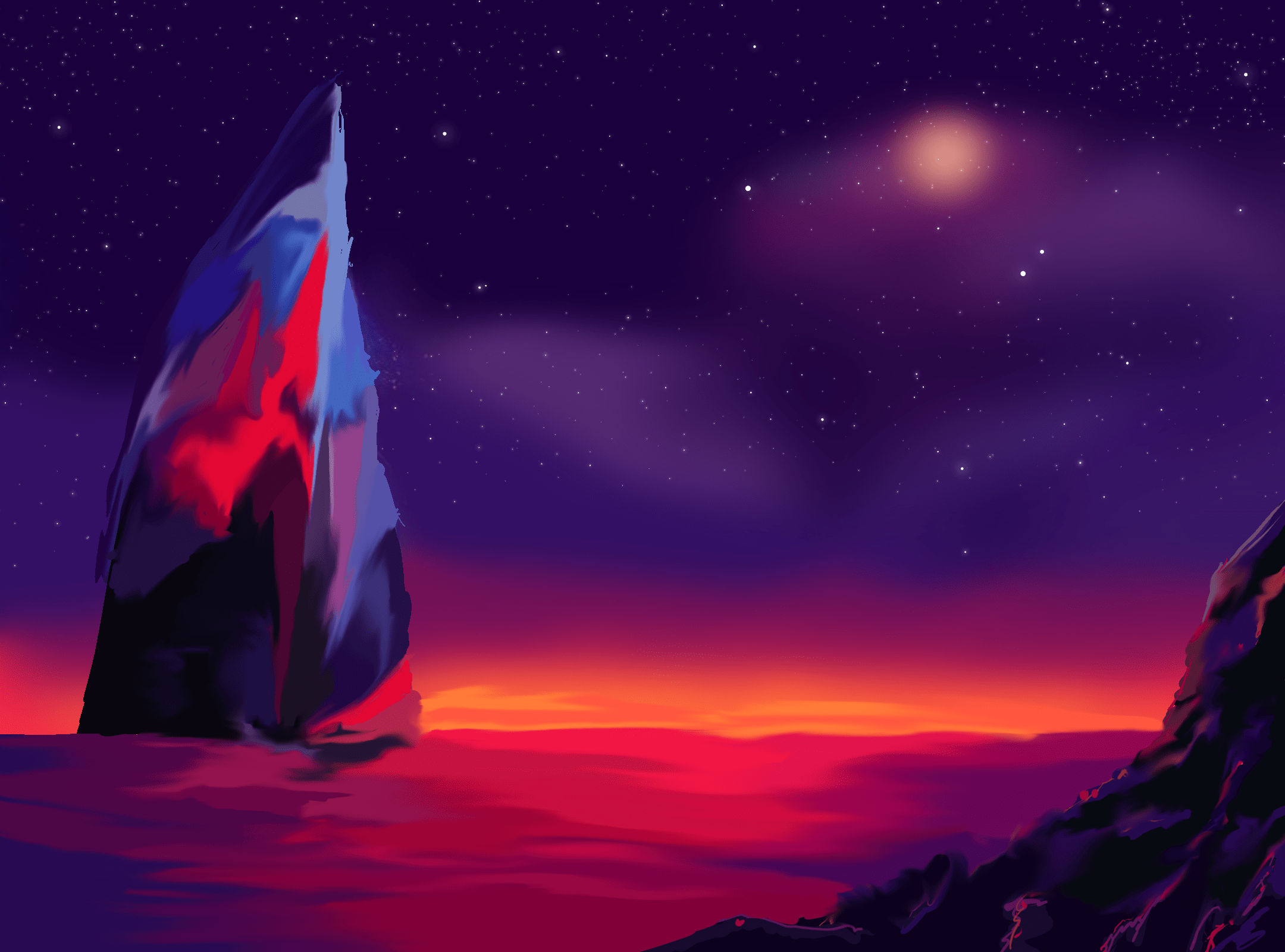 2160x1600 Crystal Spire, The Clover Artist, Digital Painting, 2021