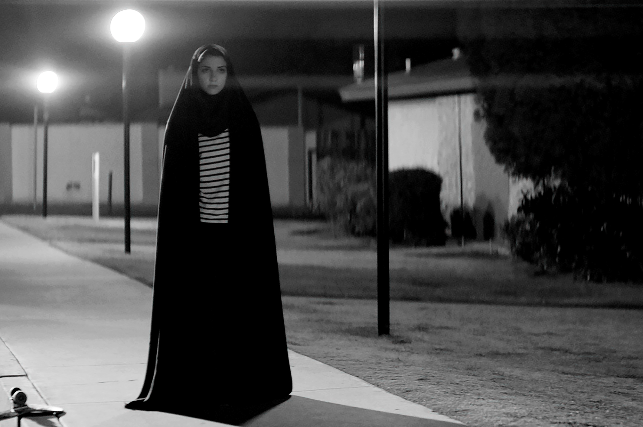 2126x1414 A Girl Walks Home Alone at Night