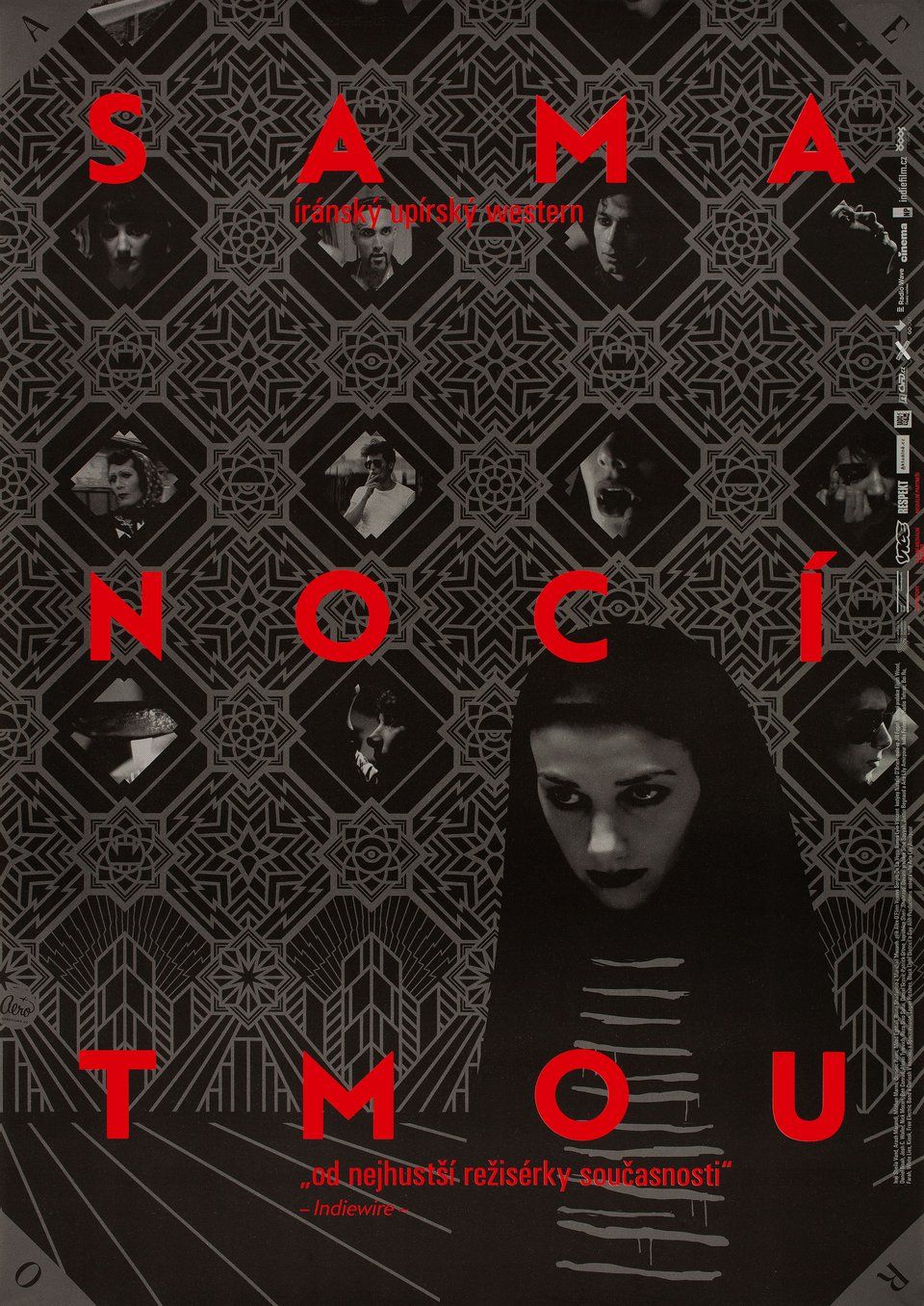 960x1356 A Girl Walks Home Alone at Night Original 2014 Czech A1 Movie Poster