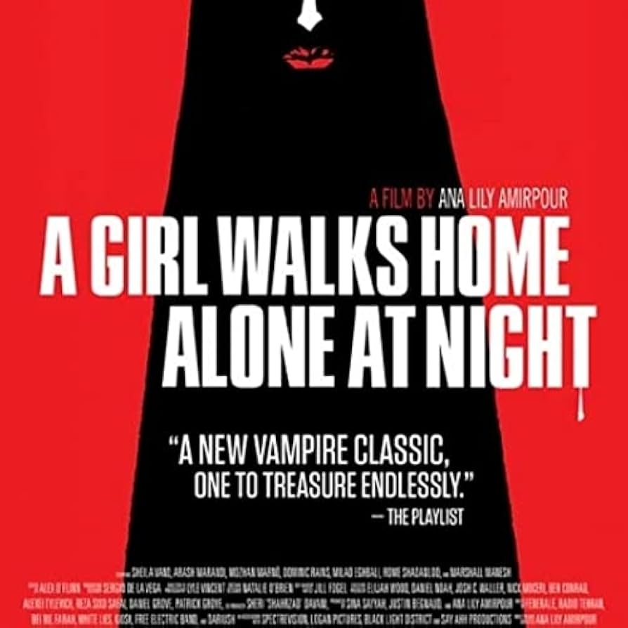 894x894 Pop Culture Graphics A Girl Walks Home Alone at Night Movie Poster (11 x 17) : Amazon.co.uk: Home & Kitchen