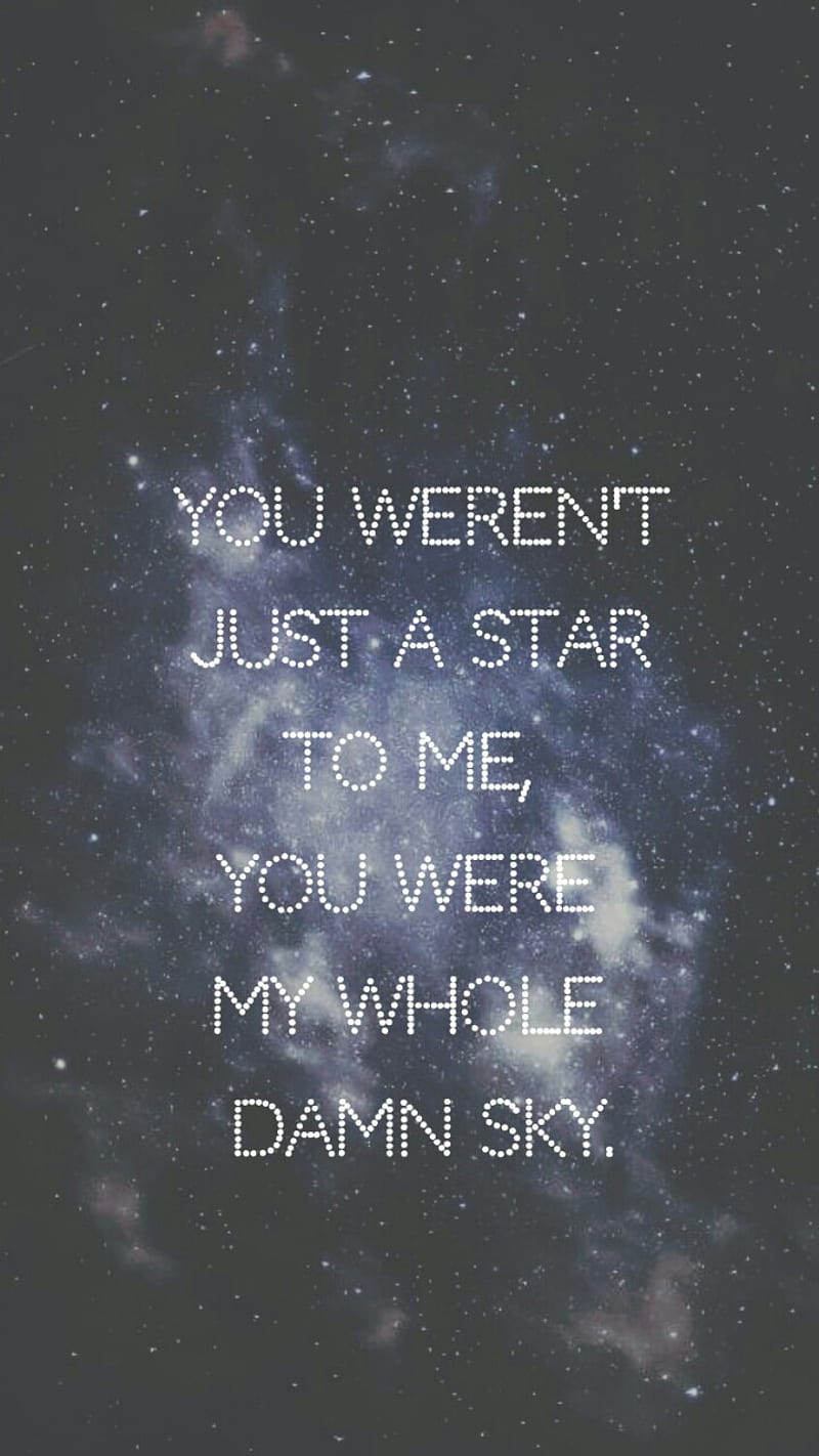 800x1422 U R MY EVERYTHING, star, whole, love, life, sky, love u, be mine, HD phone wallpaper