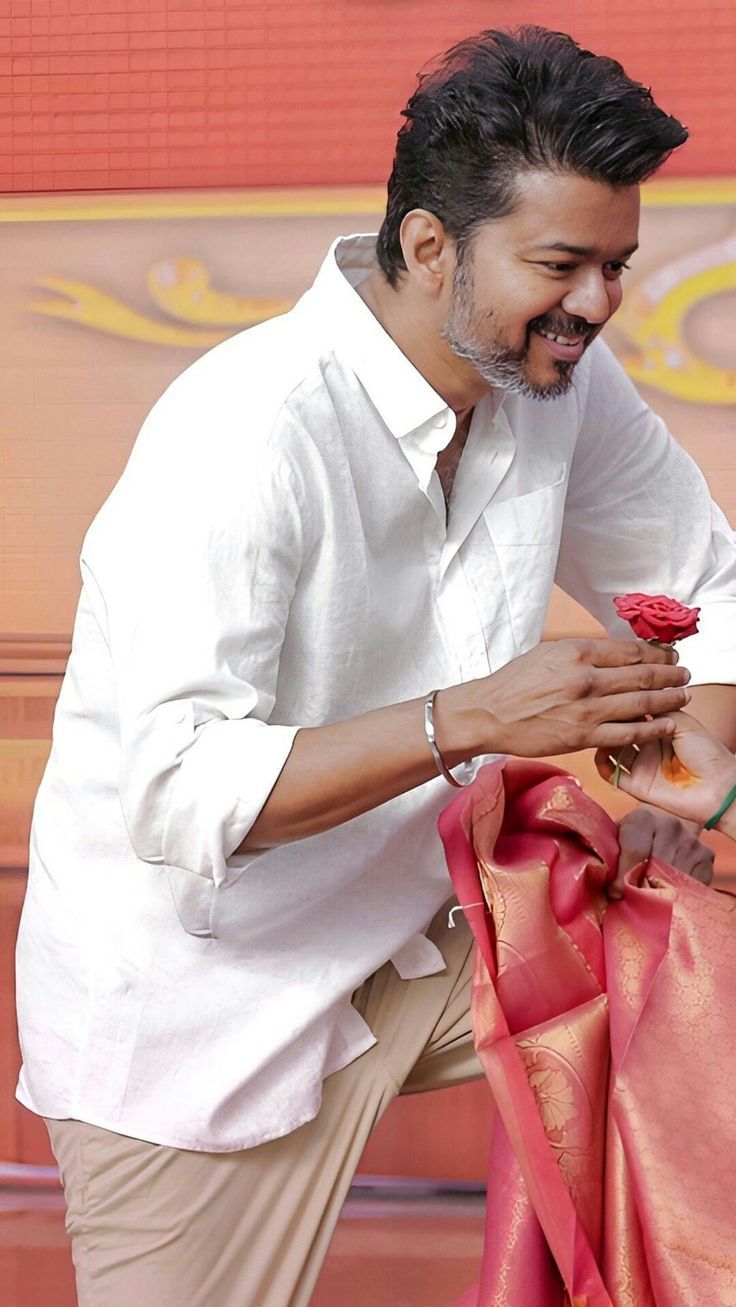 736x1307 Thalapathy vijay portrait tvk students meet photo