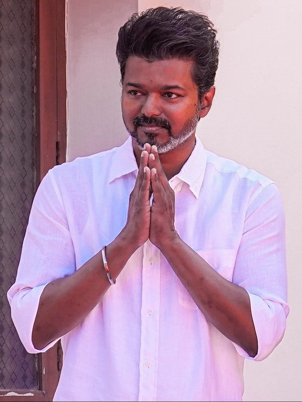 1200x1600 Thalapathy' Vijay unveils TVK Party flag at Chennai HQ amid roaring support