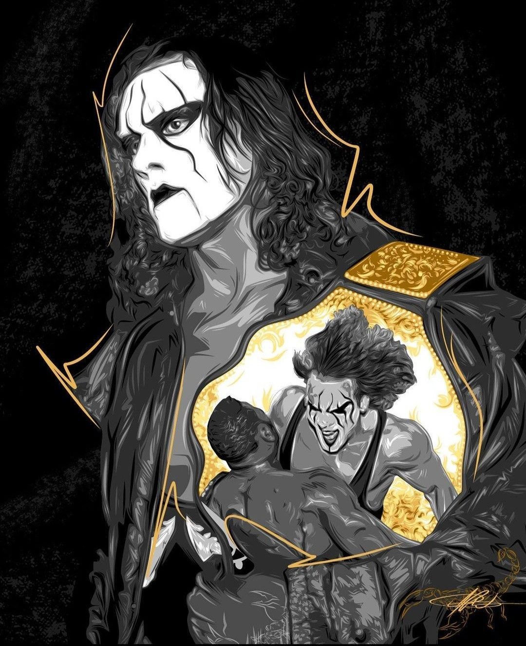 1080x1326 Sting wcw ideas. sting wwe pfp, sting wwe makeup, sting wrestler makeup