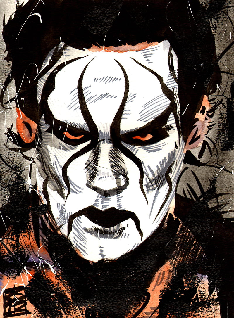 800x1088 HD sting wcw wallpaper