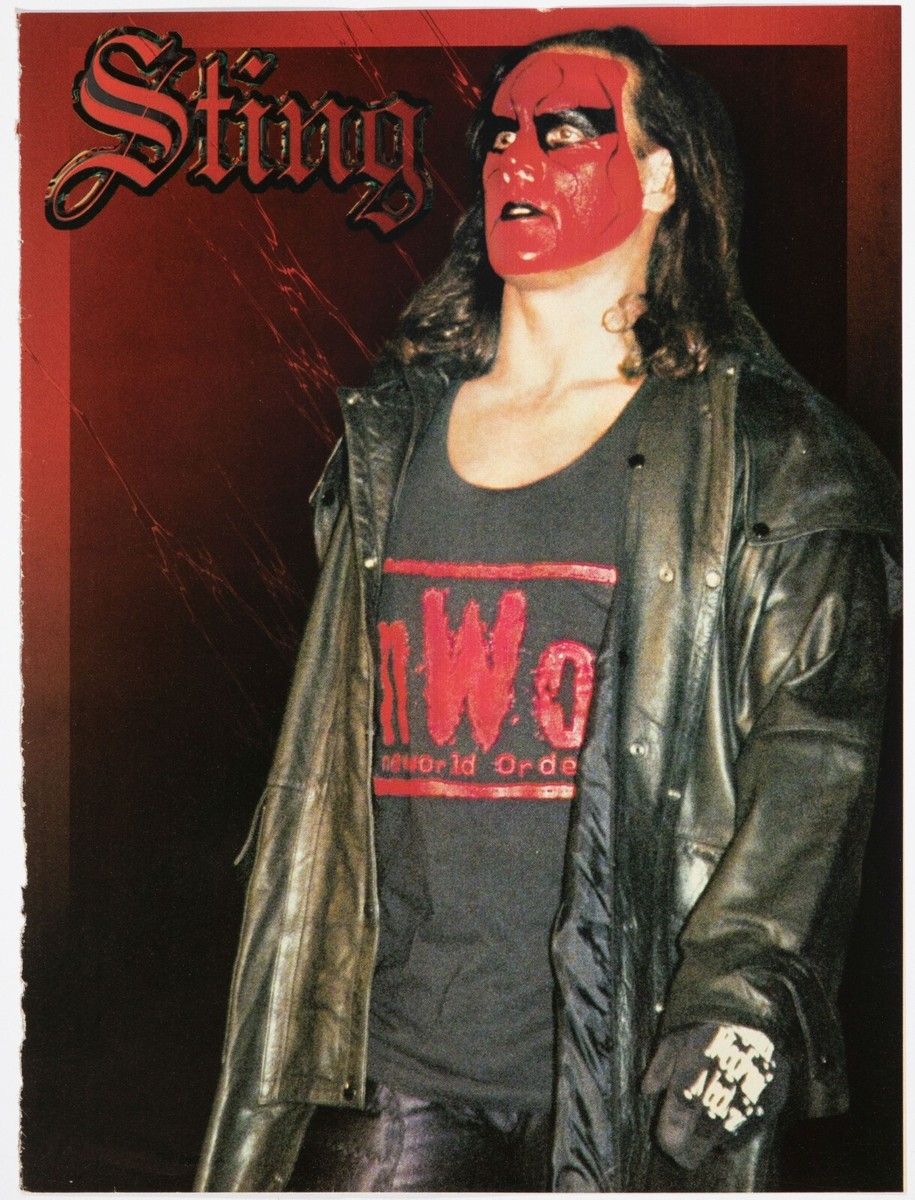 915x1200 The Giant & Sting Original 8x10.5 Magazine Page WCW NWO Photo WWE TNA AEW Legend