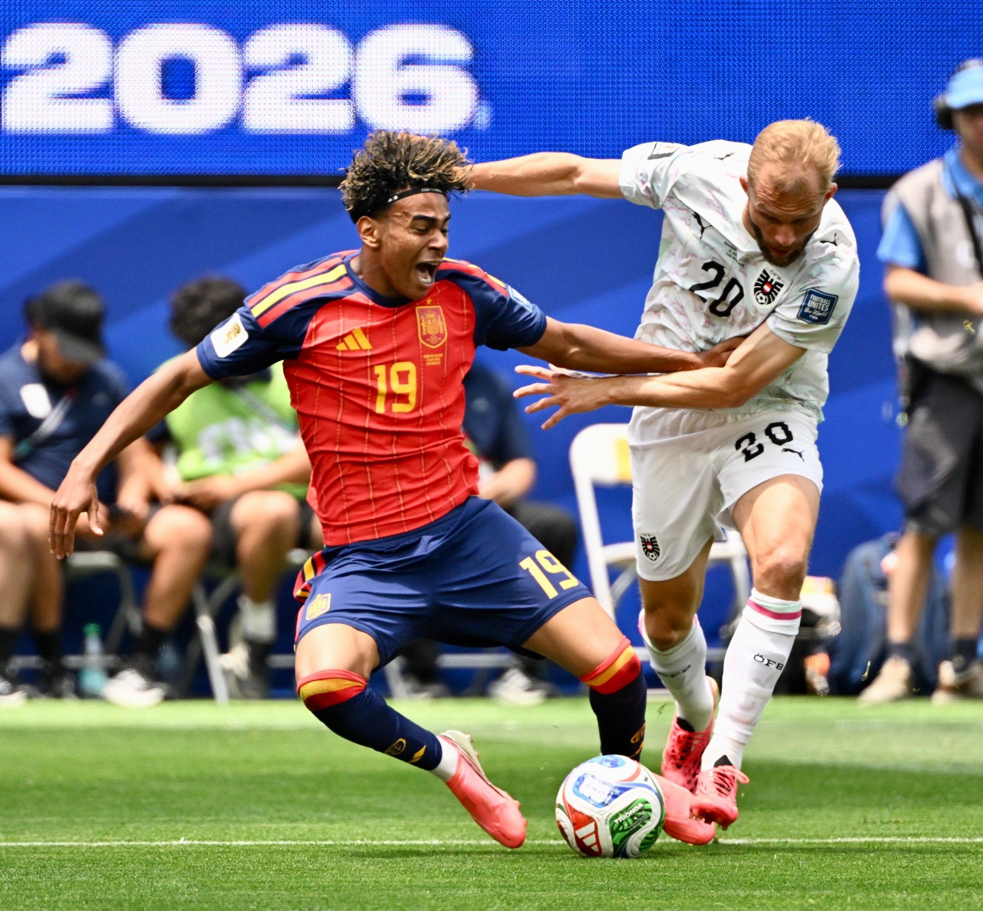1999x1852 Lamine Yamal shines in Spain's World Cup romp over Austria
