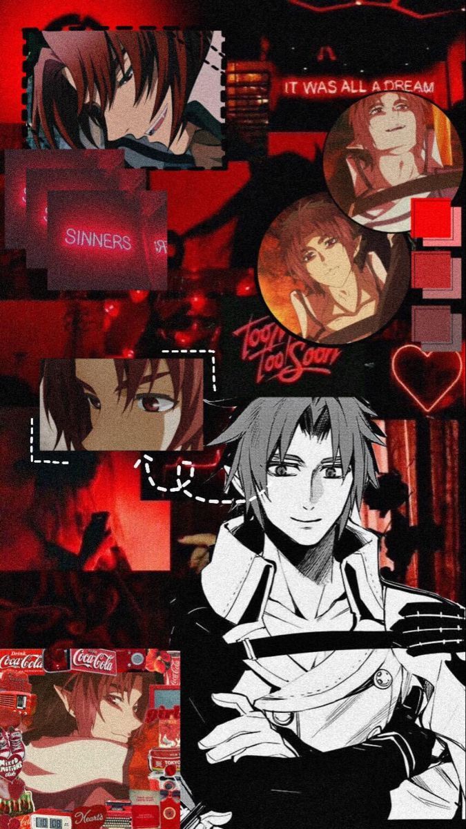 675x1200 Seraph of the End Anime Character Collage. Mika wallpaper red, Crowley eusford fanart, Guren ichinose wallpaper hd