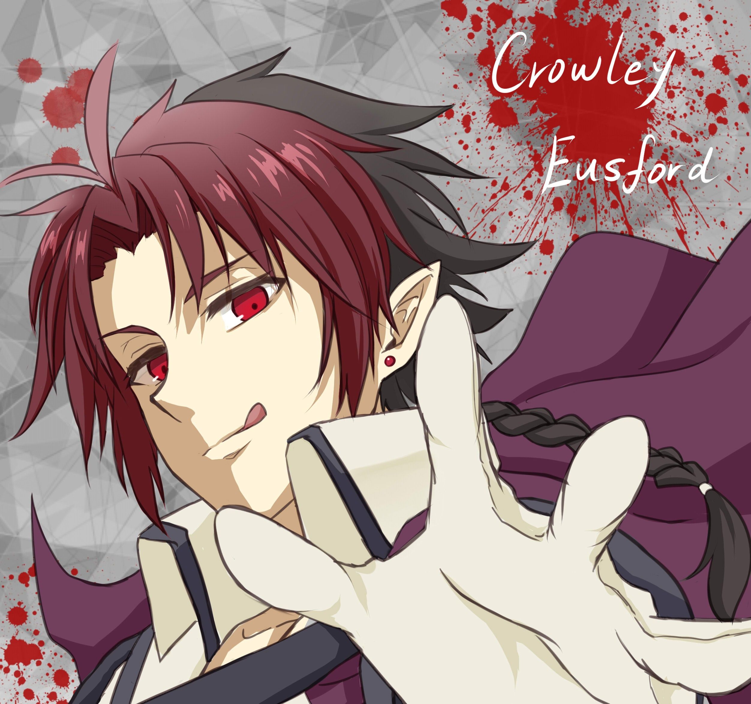 2504x2348 Wallpaper look, portrait, anime, hands, art, vampire, Owari no Seraph, The last Seraphim for mobile and desktop, section сёнэн, resolution 2504x2348
