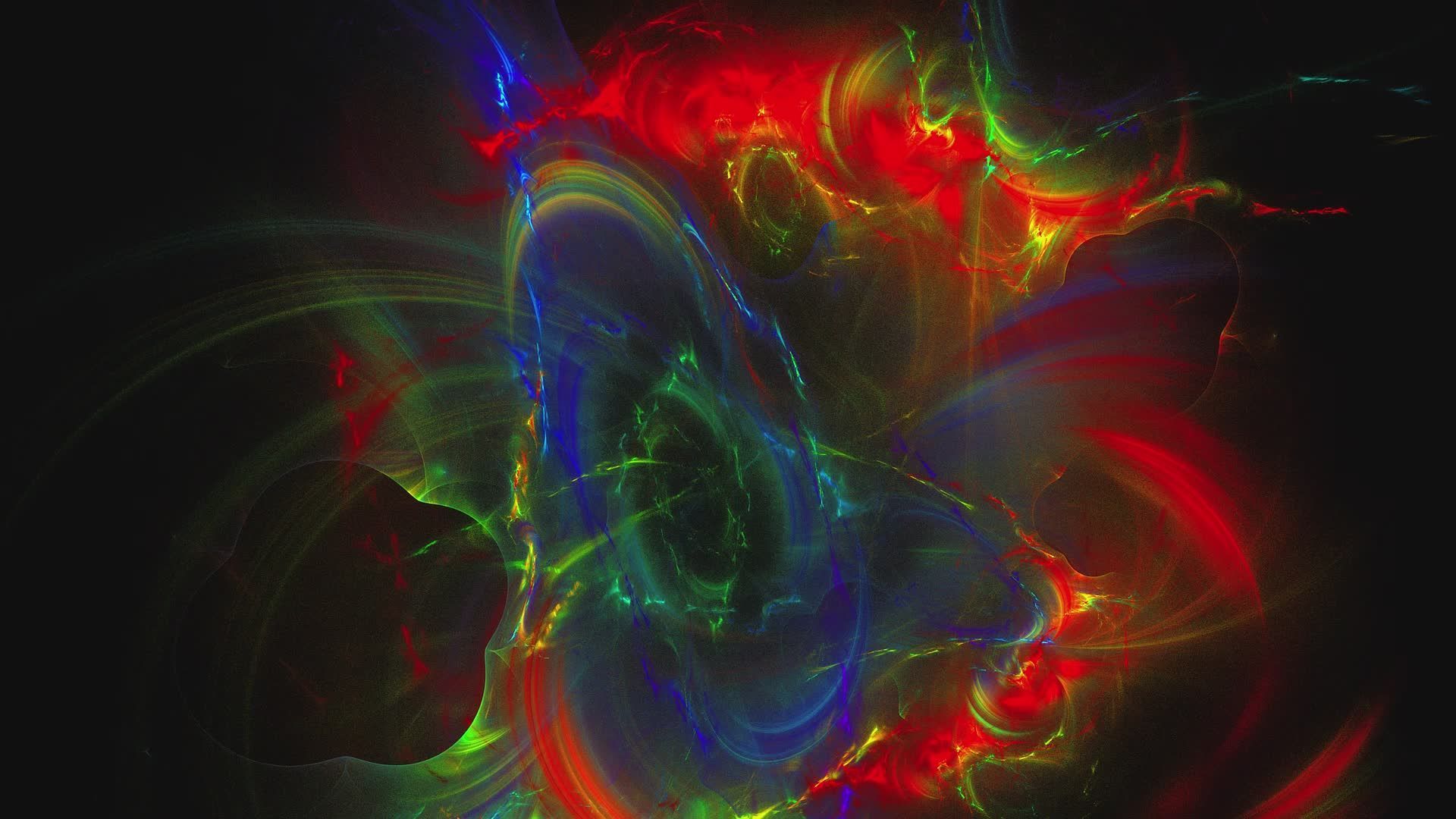 1920x1080 Vibrant Abstract Spiral Color Animation