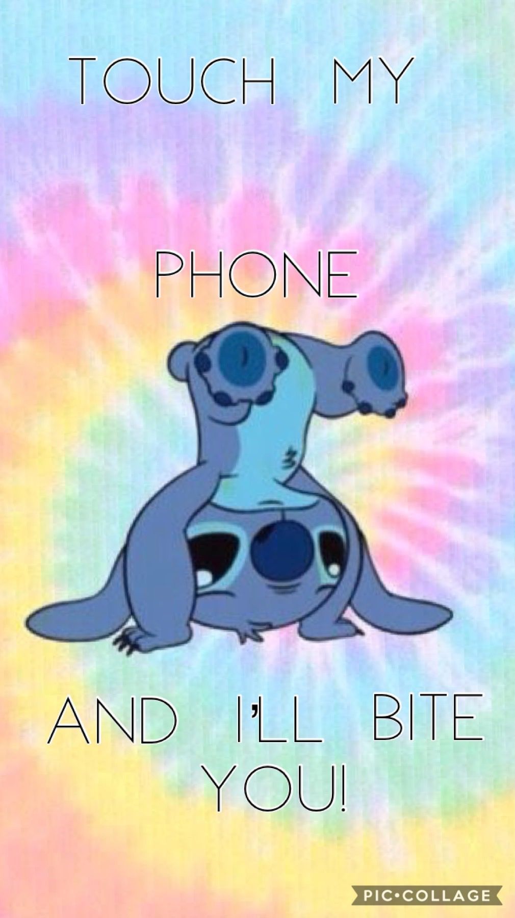 1010x1800 Stitch dont touch my ipad. Stitch wallpaper iphone dont touch my phone, Cartoon wallpaper iphone, Funny phone wallpaper