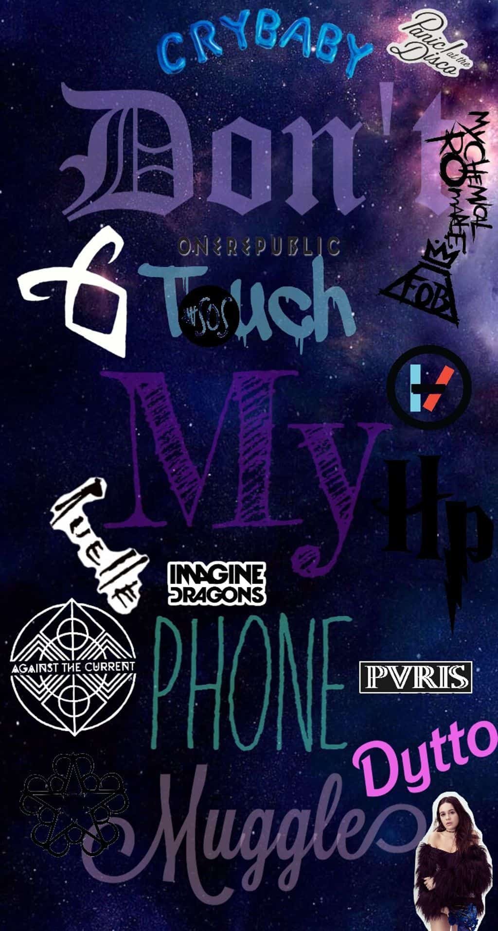 1024x1915 Cute Dont Touch My Phone Wallpaper HD