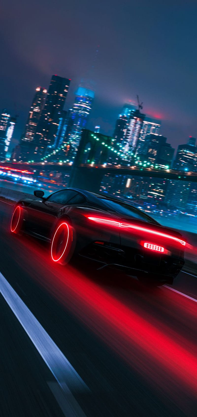 800x1689 HD tokyo cars wallpaper