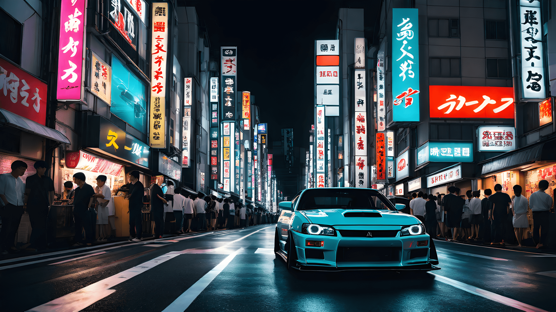 1920x1080 Japan street