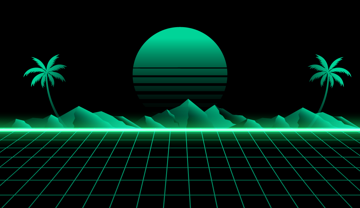 1170x675 Amoled wallpaper synthwave landscape 4K Wallpaper. Best 4K Wallpaper for Computers