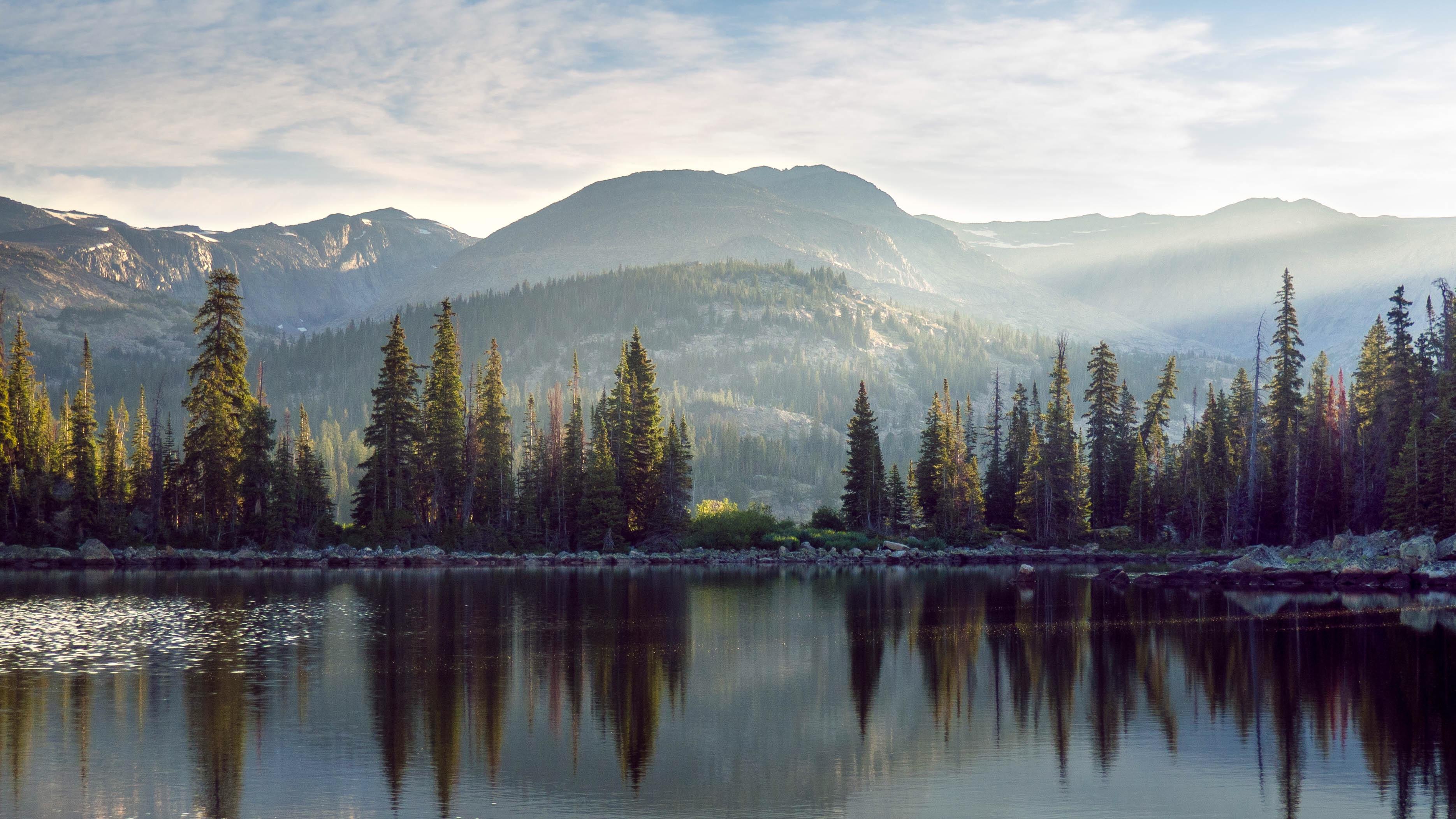 3740x2104 Sunrise in the Bighorn Mountains, Wyoming [3740x2104][OC]