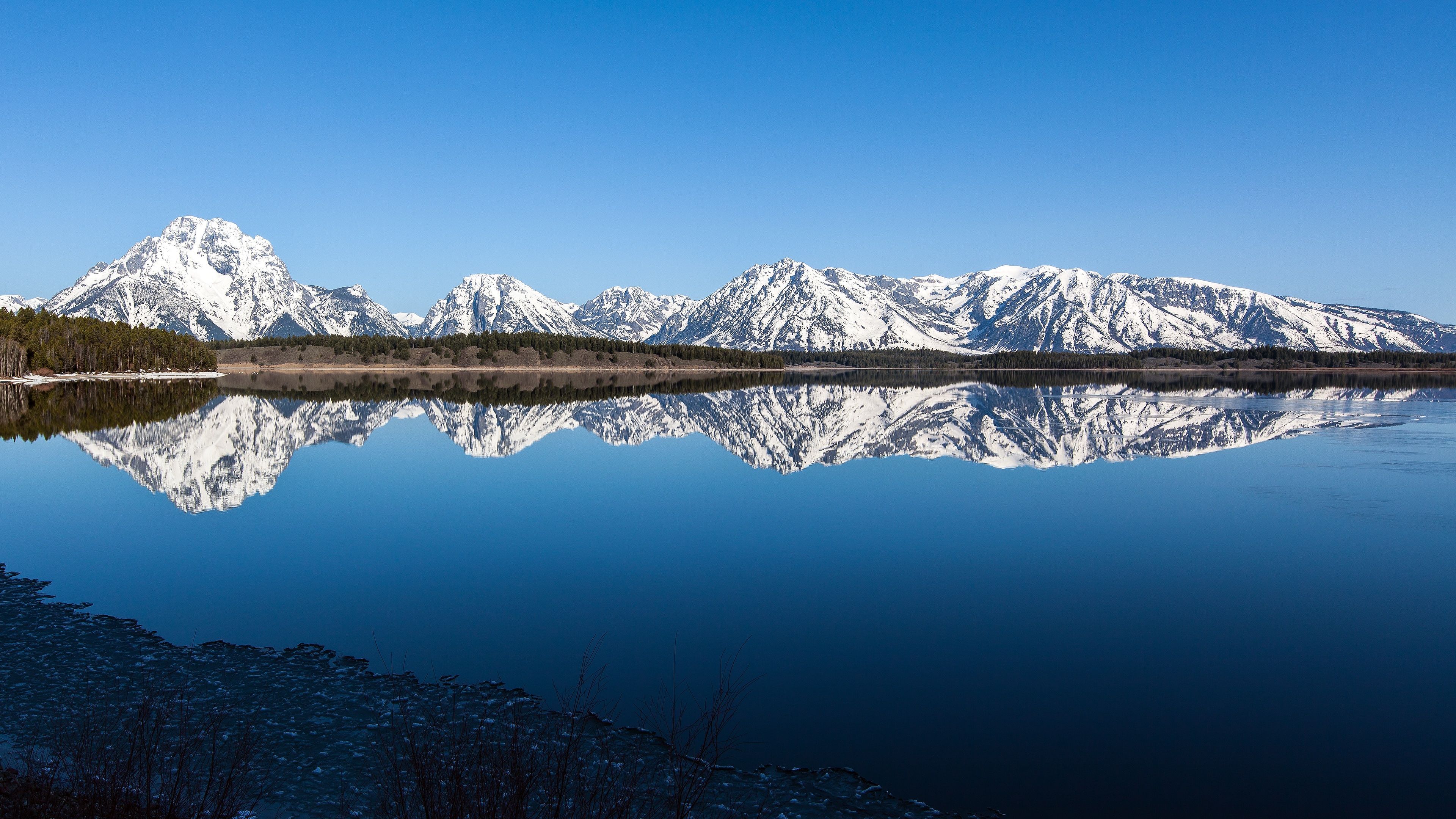 3840x2160 Grand Teton National Park Wallpaper 4K, Wyoming, Landscape