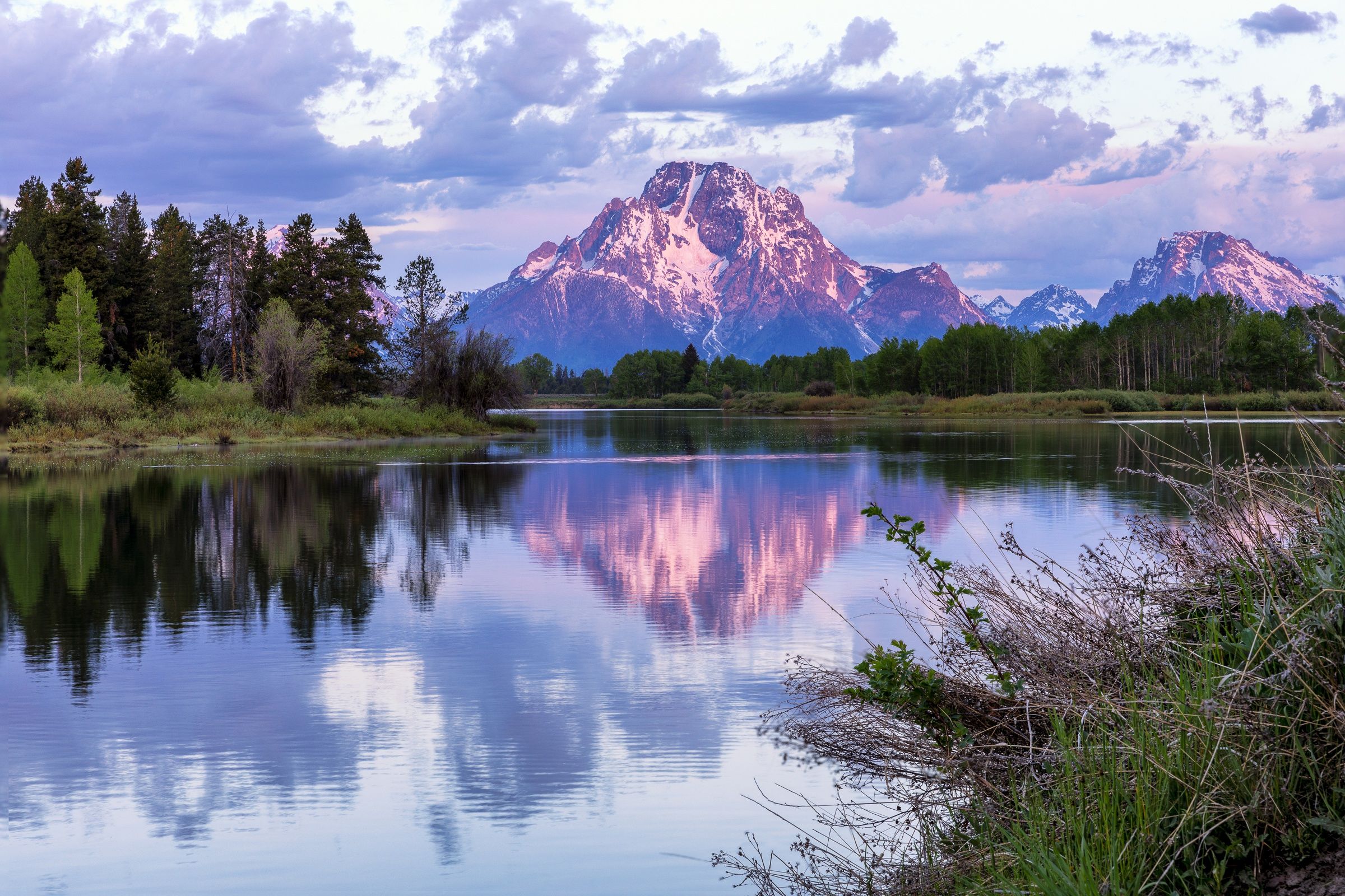 2400x1600 Download Wyoming Nature Teton Range HD Wallpaperx1600