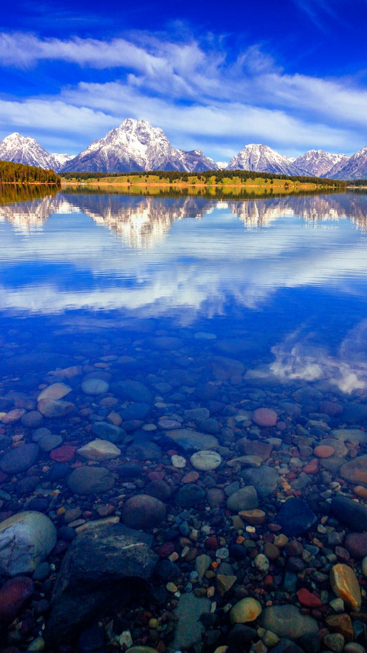 720x1280 Phone wallpaper: Wyoming, Jackson Lake, Earth, Mount Moran, Grand Teton National Park, Mountains 1167171