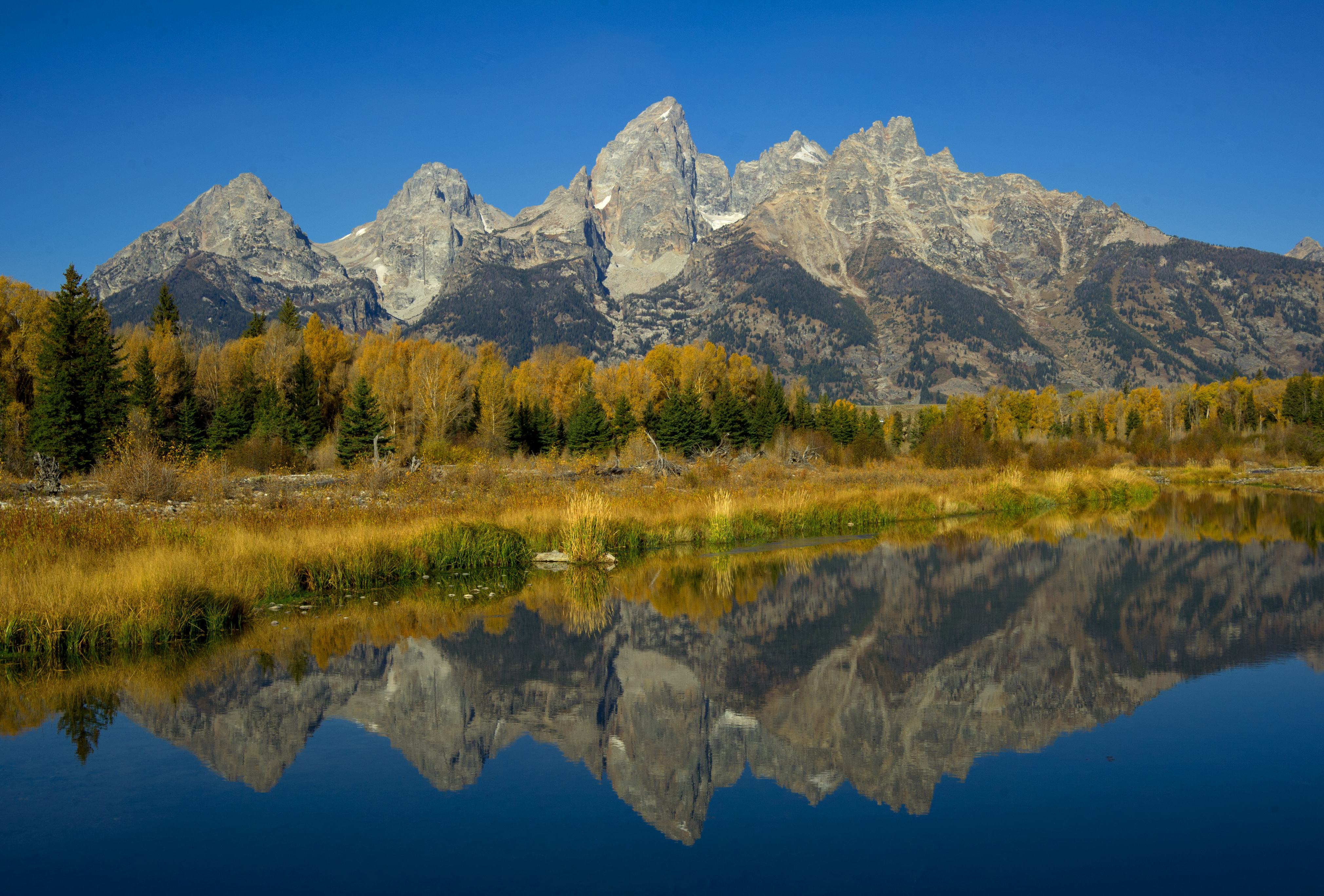 4042x2736 In fall in Jackson, Wyoming, art and the outdoors collide