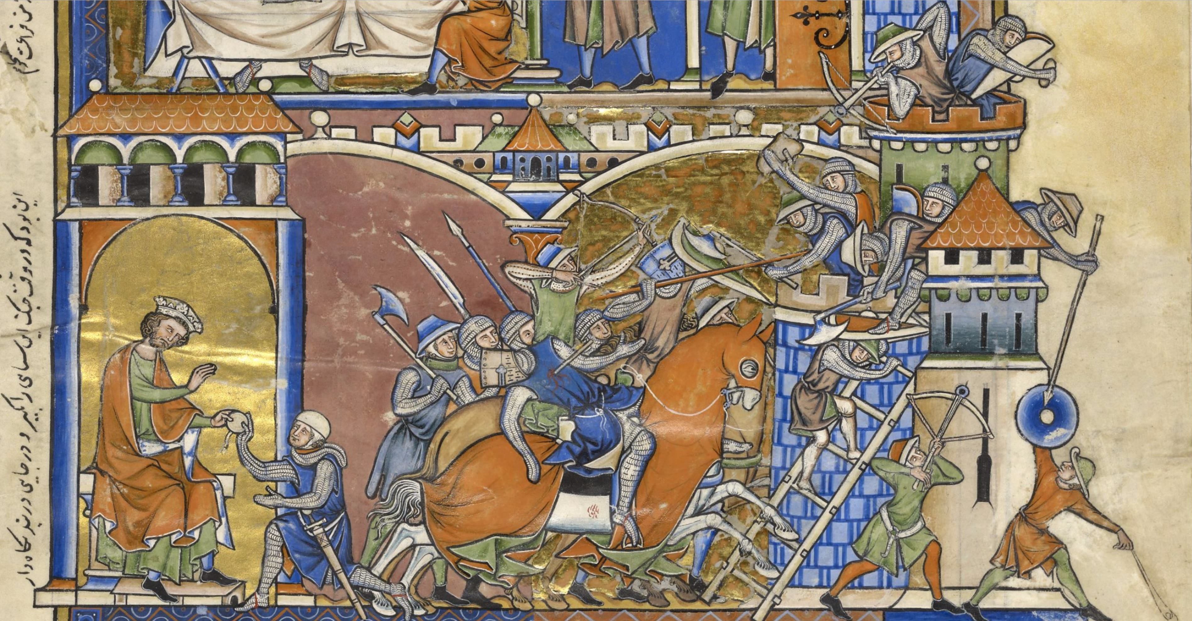 3790x1975 Medieval Art Wallpaper