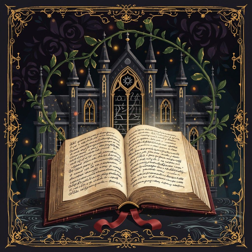 1024x1024 Free Ancient Illuminated Manuscript Image, Parchment, Medieval