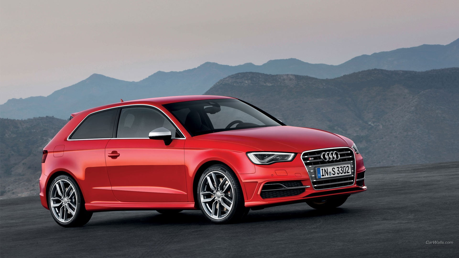 1920x1080 Red Audi 3 Door Hatchback, Audi S Car, Red Cars HD Wallpaper