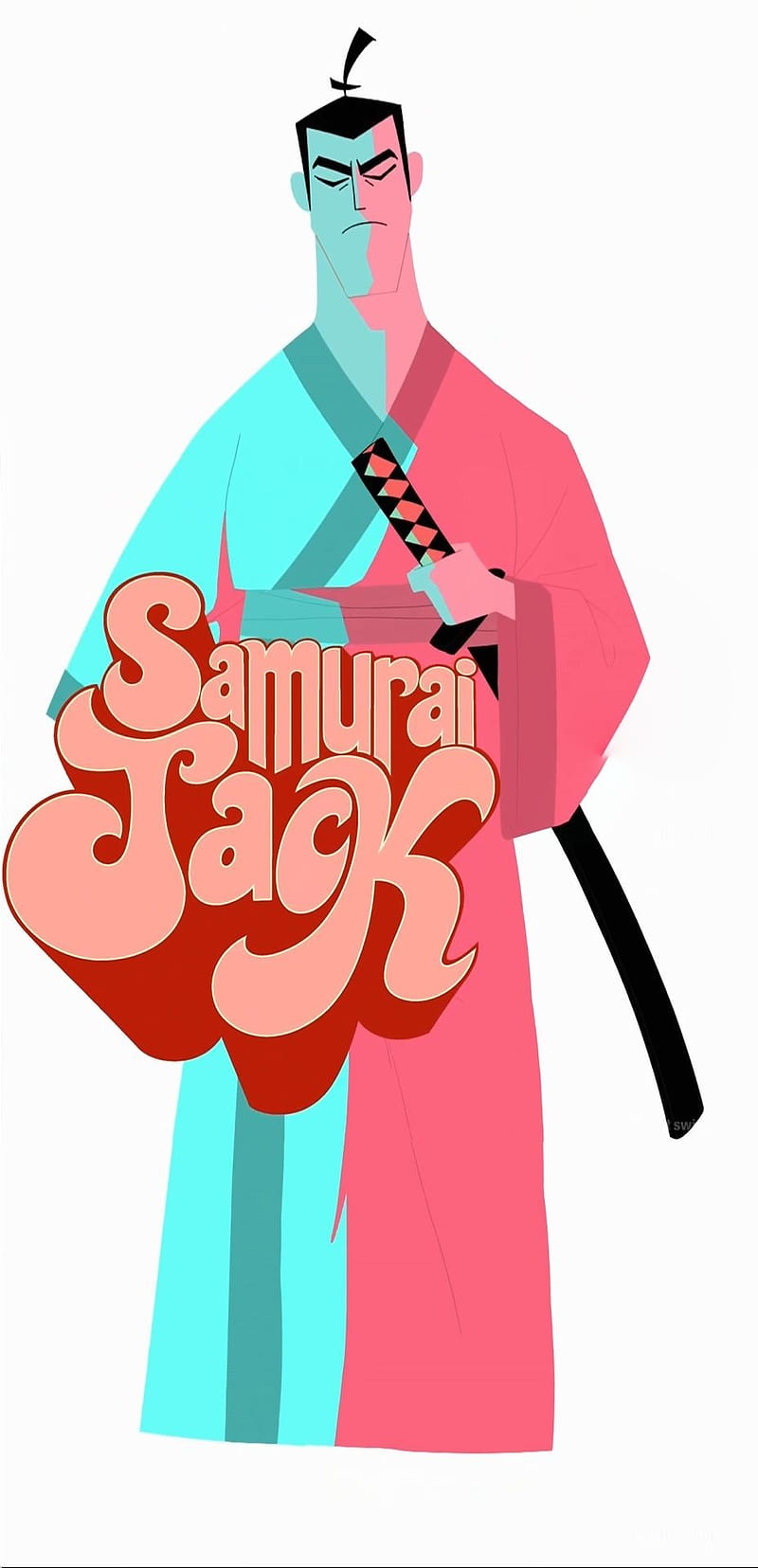 800x1655 Samurai Jack, cartoon network, ronin, HD phone wallpaper