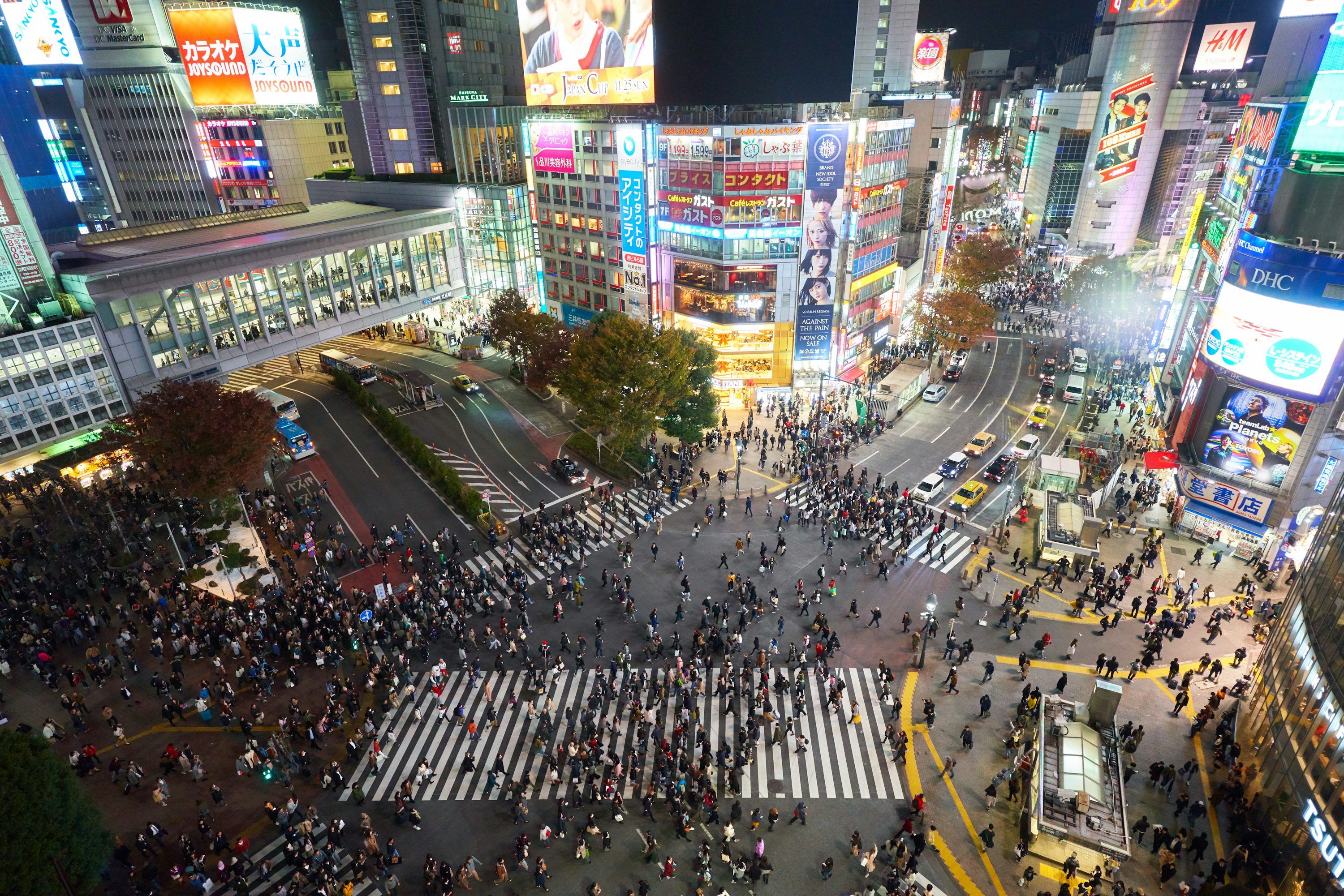 3000x2001 Shibuya Crossing Picture. Download Free Image