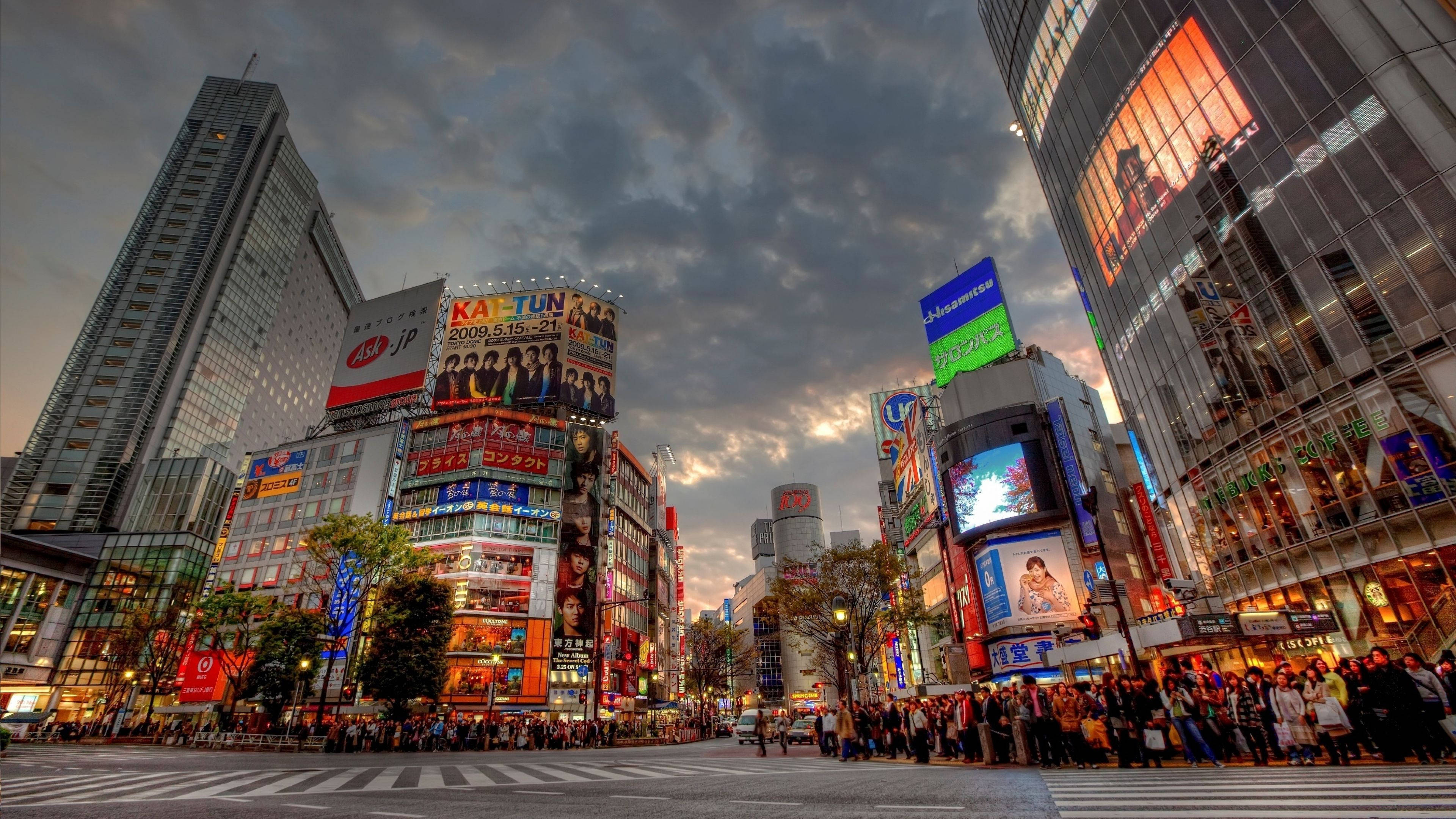 3840x2160 Shibuya Crossing Wallpaper