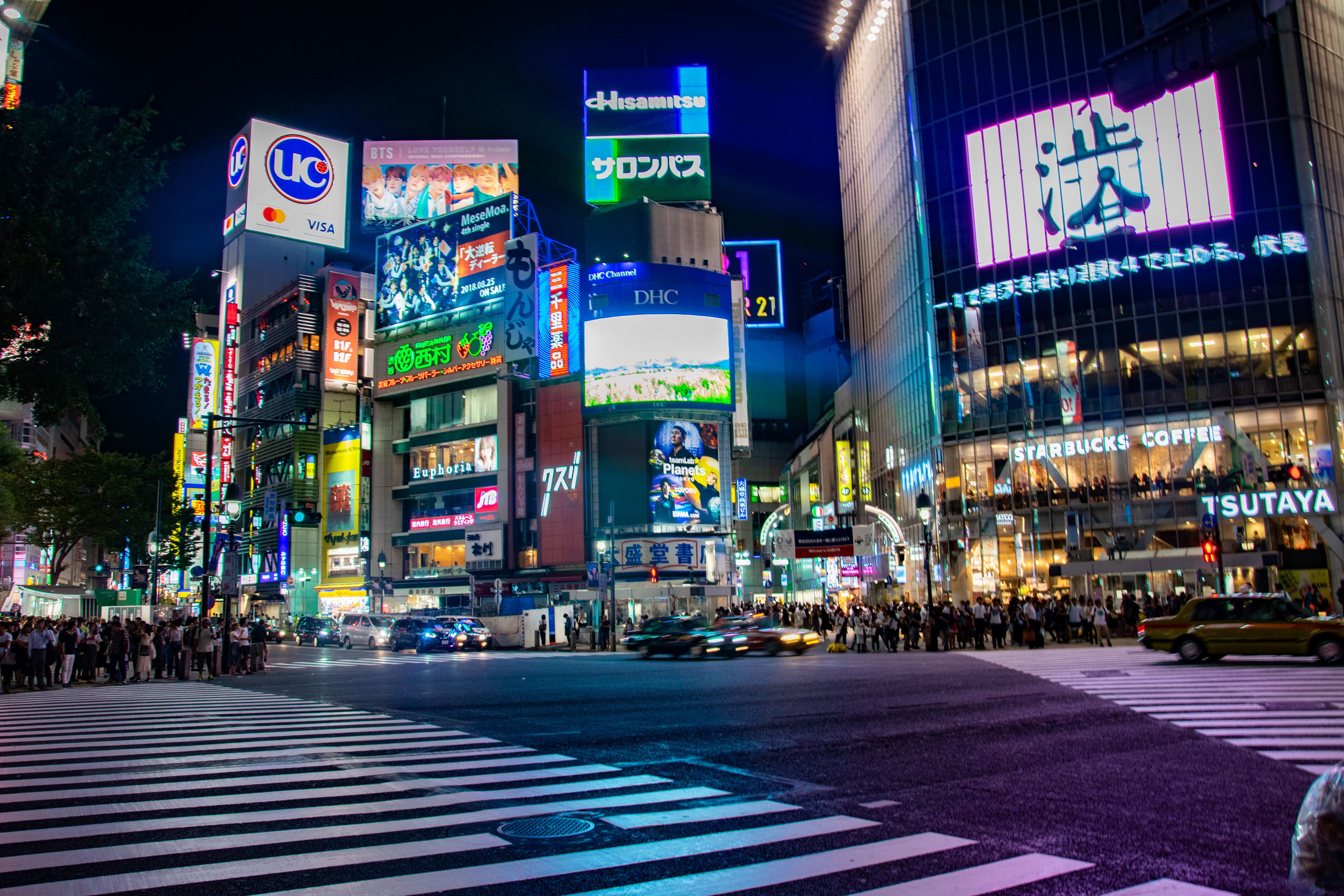 6000x4000 Shibuya Crossing Wallpaper