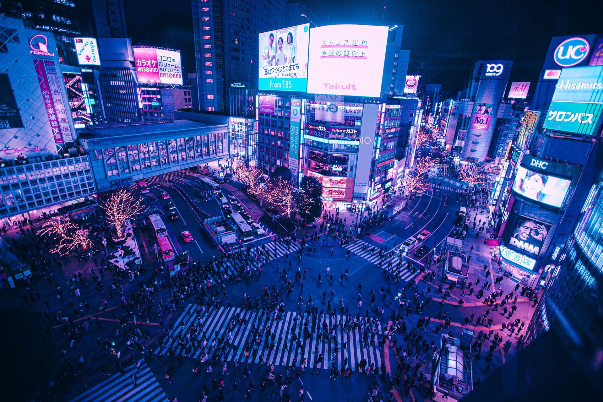 1920x1280 Shibuya Crossing Tokyo Cyberpunk (2). Image - Behance