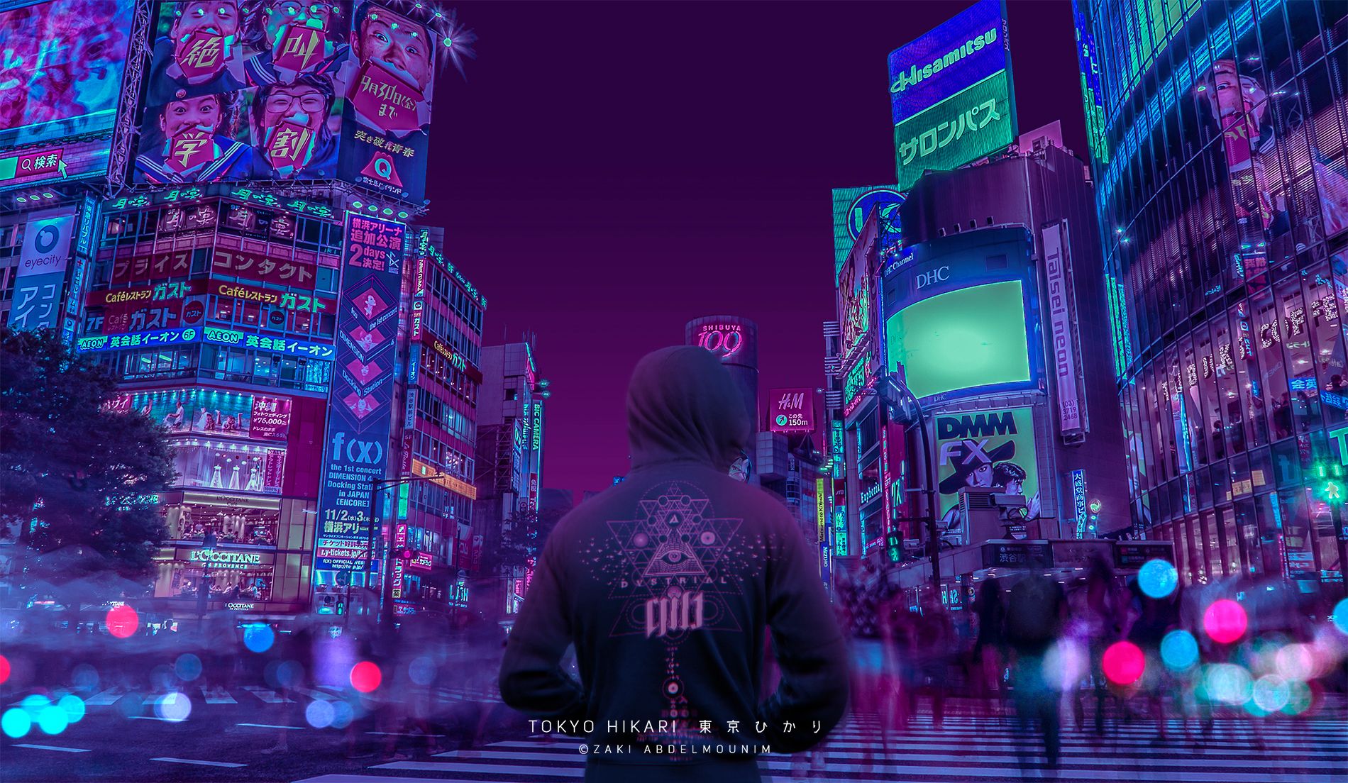 1900x1104 Shibuya Crossing, Shibuya (渋谷区 ) 東京 (34). Image - Behance