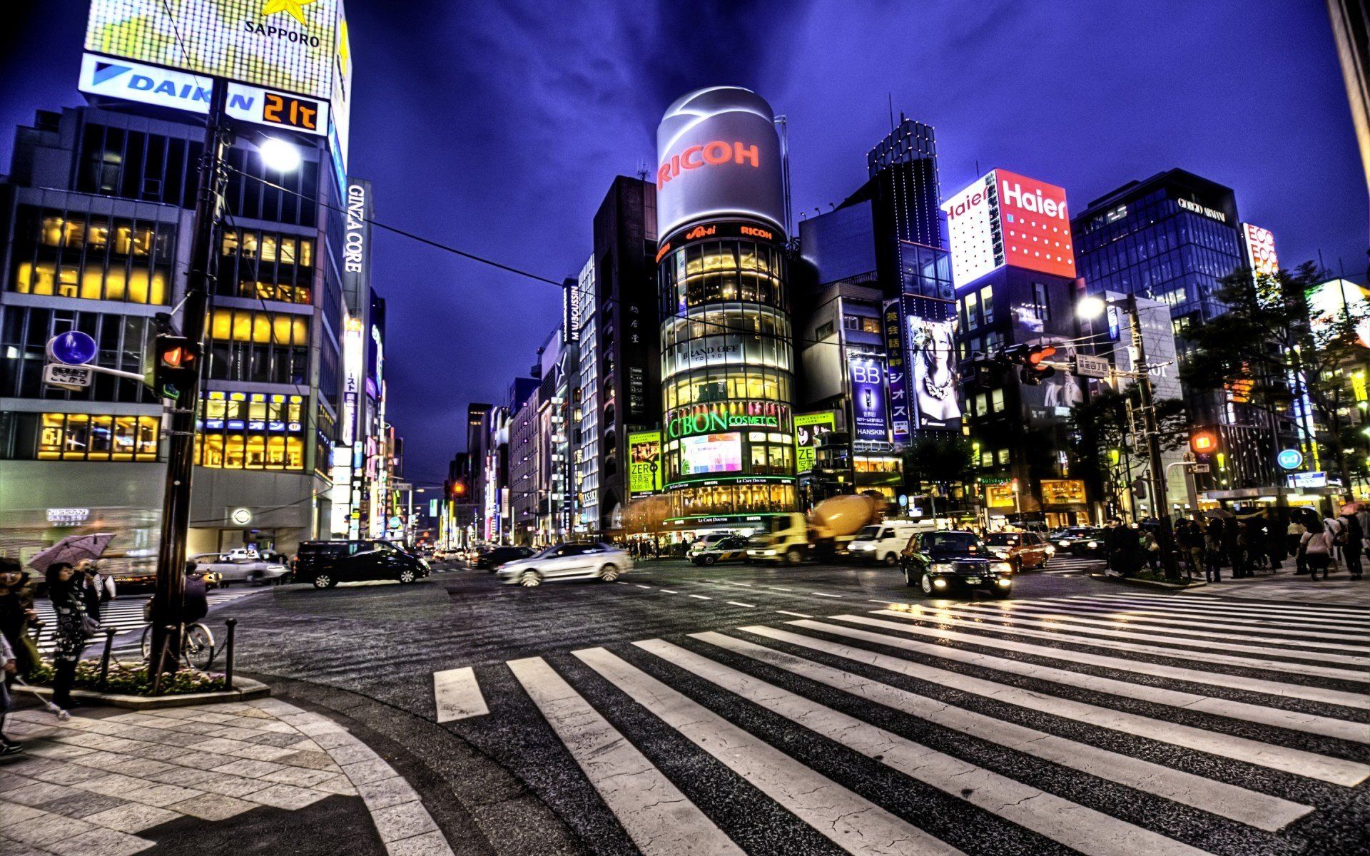 1920x1200 Tokyo Nights: Vibrant Man Made Skyline HD Wallpaperx1200