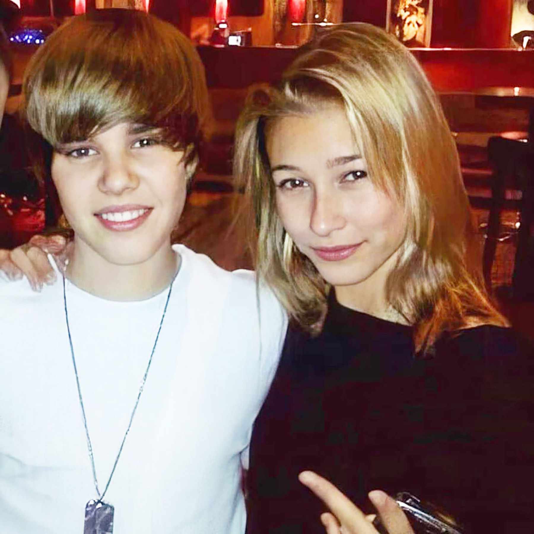 1800x1800 Justin Bieber Shares Throwback Photo with Hailey Baldwin as Teens