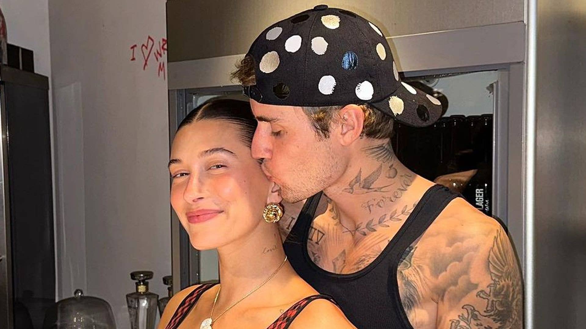 1920x1080 Hailey Bieber & Justin Bieber celebrated their 5 year wedding anniversary in the coolest outfits ever