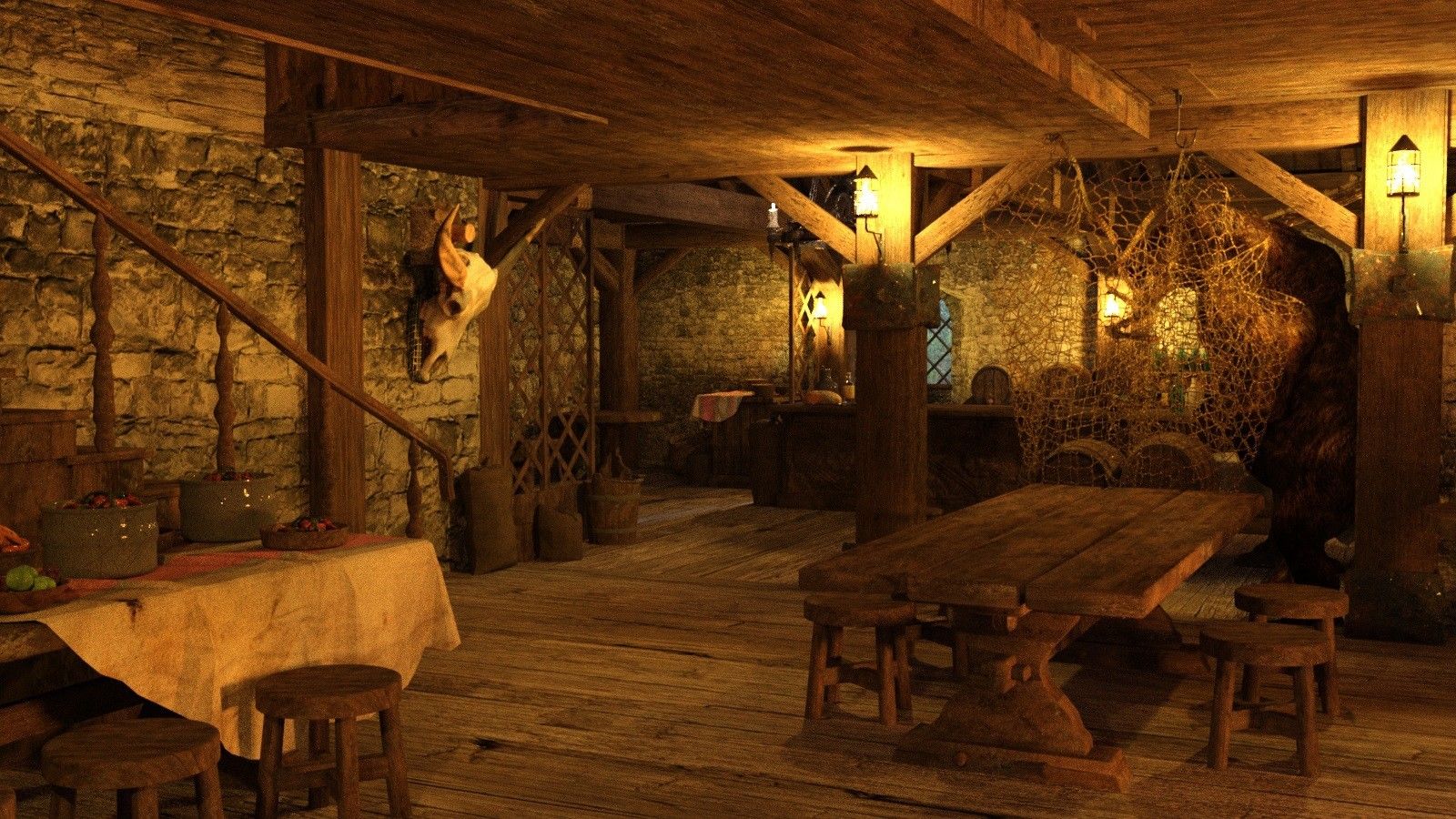 1600x900 Medieval Tavern