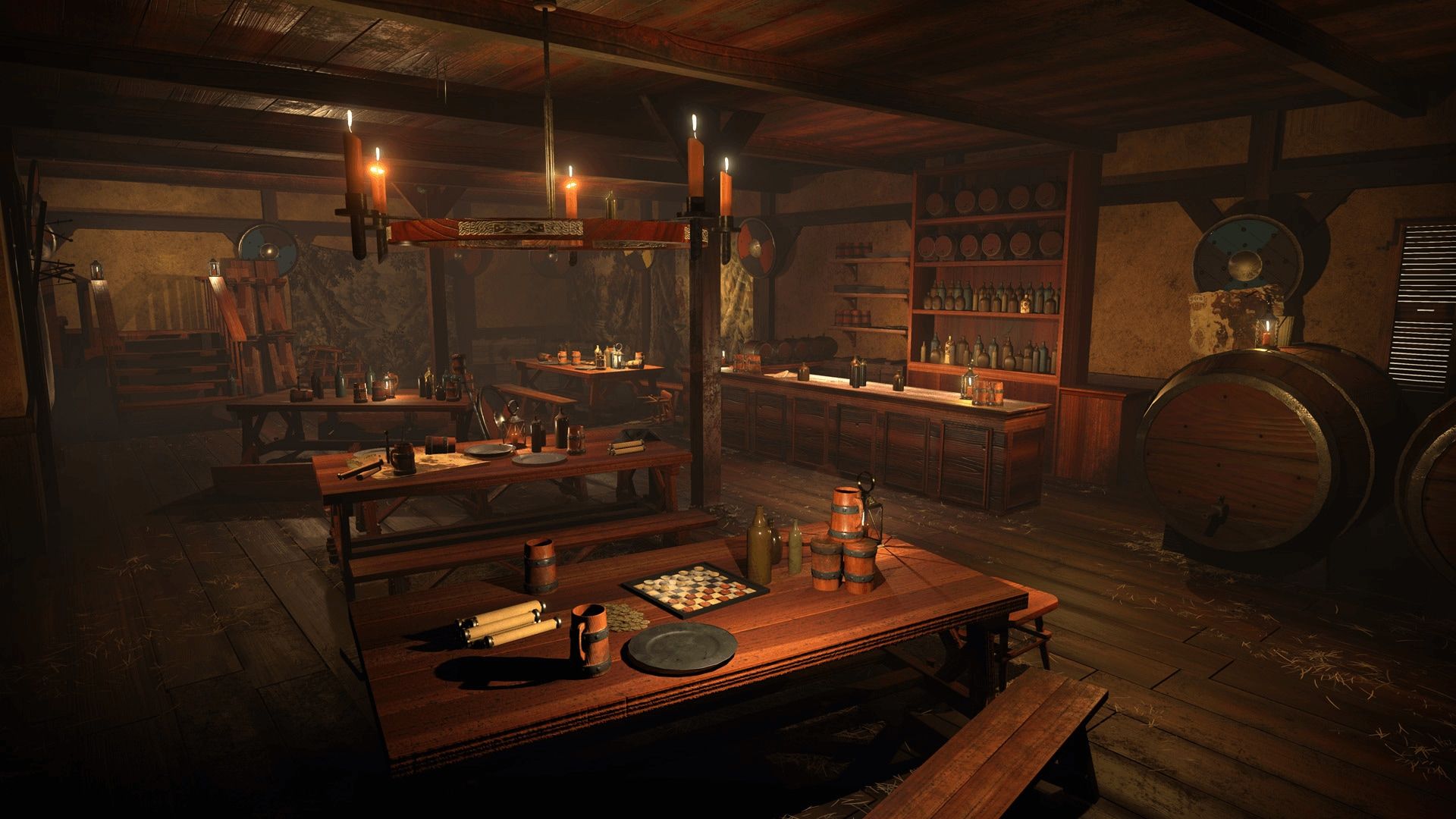 1920x1080 Medieval Tavern in Environments