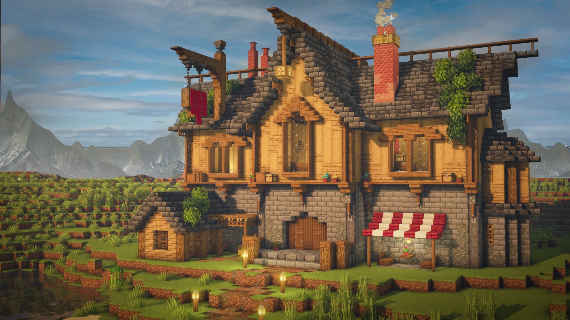 1920x1080 Medieval Tavern