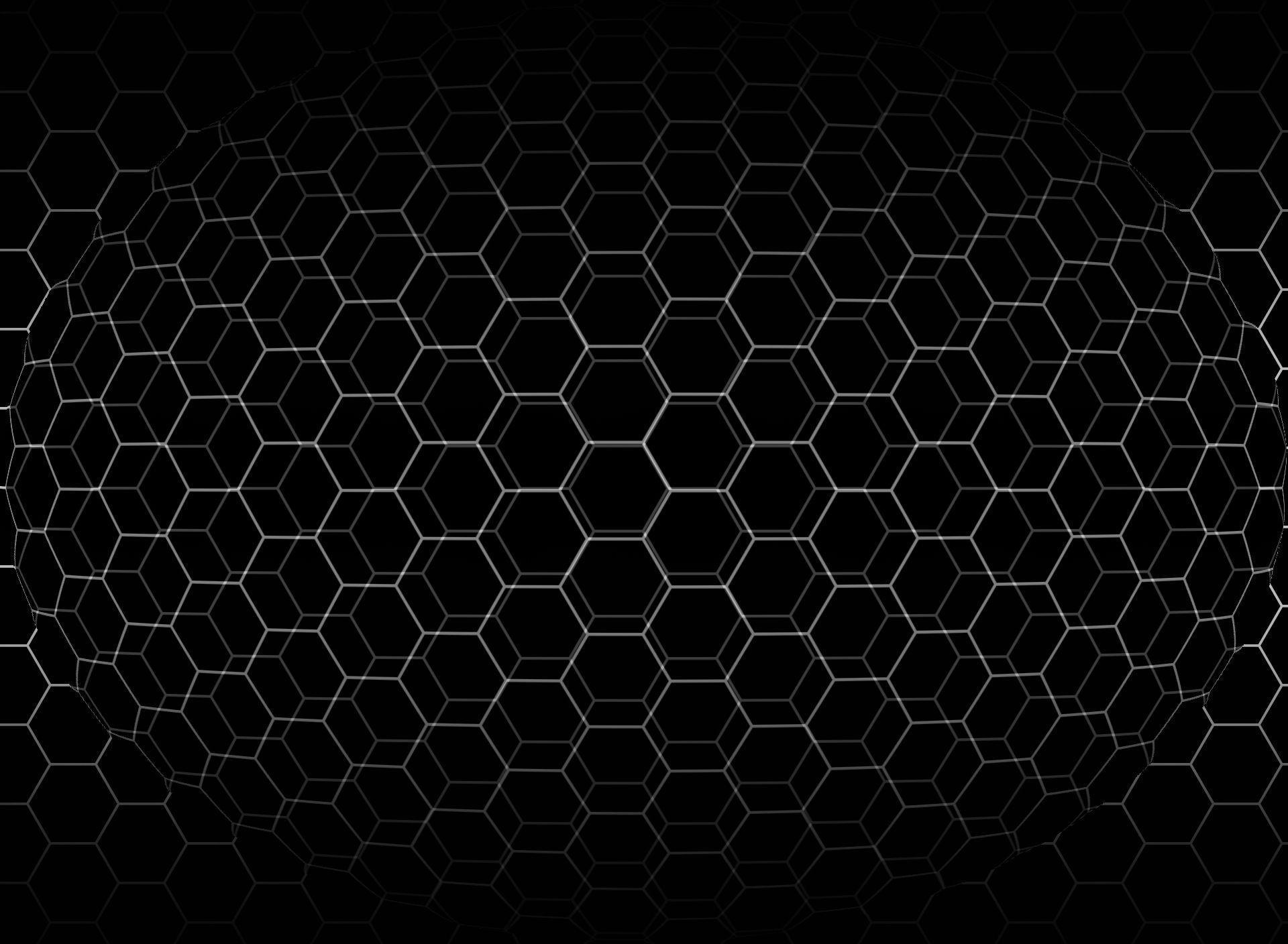 Honeycomb Pattern Black